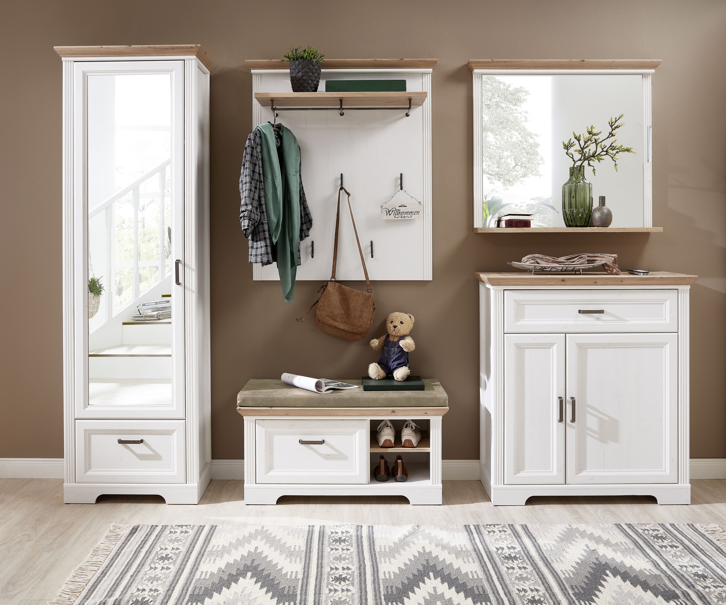 Vestiaire combiné 5 éléments JASMIN Vestiaire combiné 5 éléments JASMIN