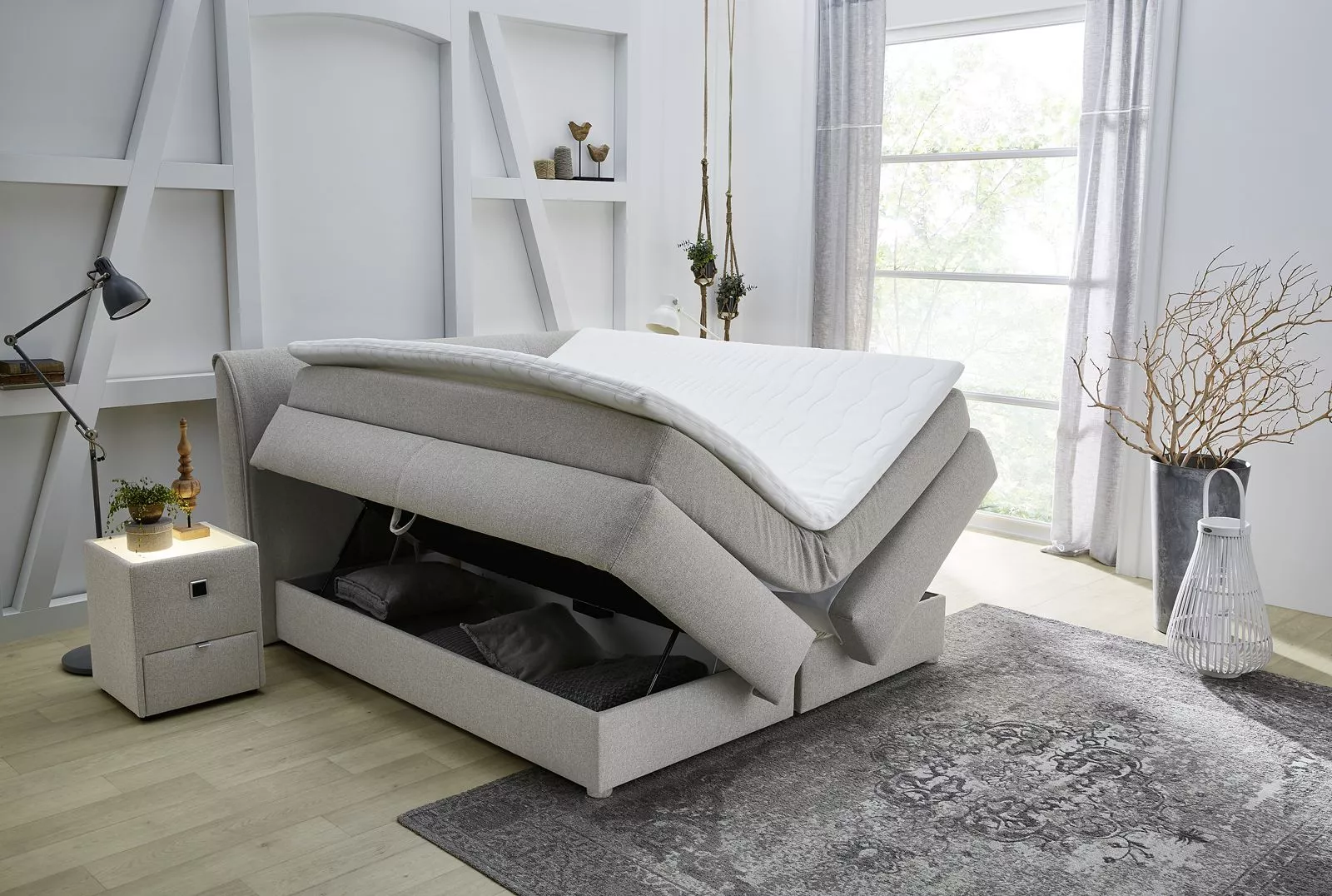 Lit boxspring  CLAUDELL MIX