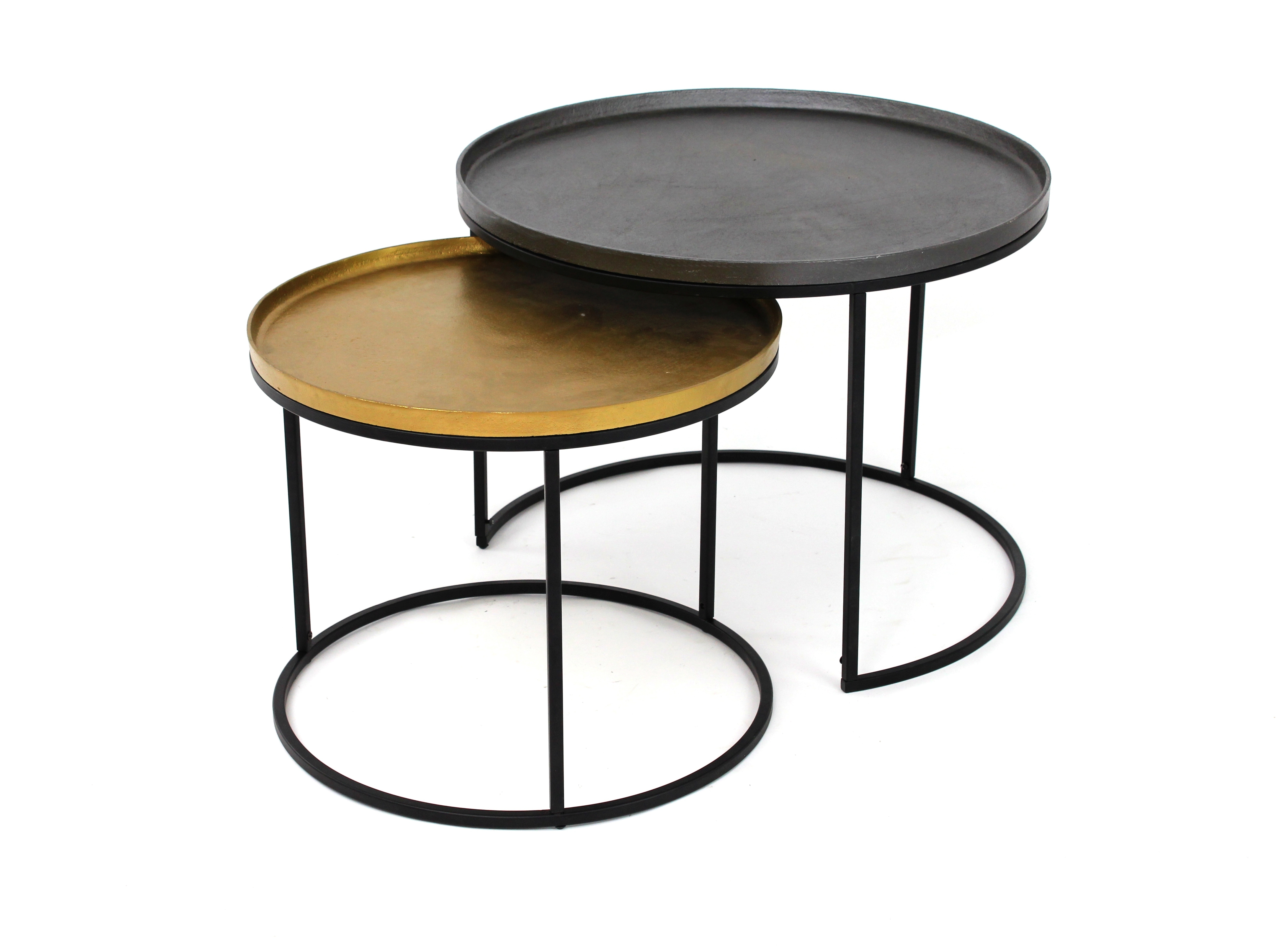 Lot de 2 tables basses COLIN