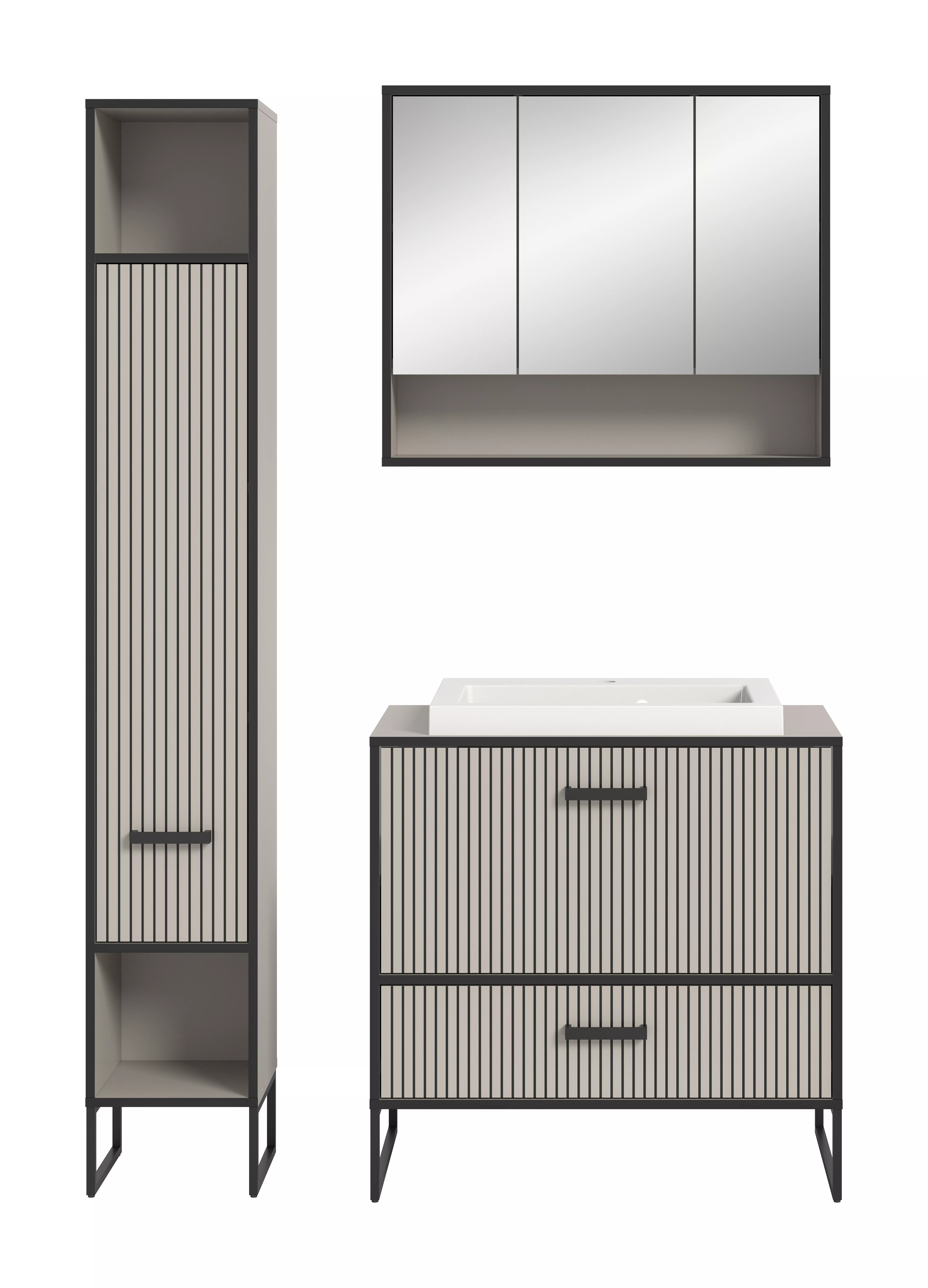 Badkombination 4-teilig BAGNO