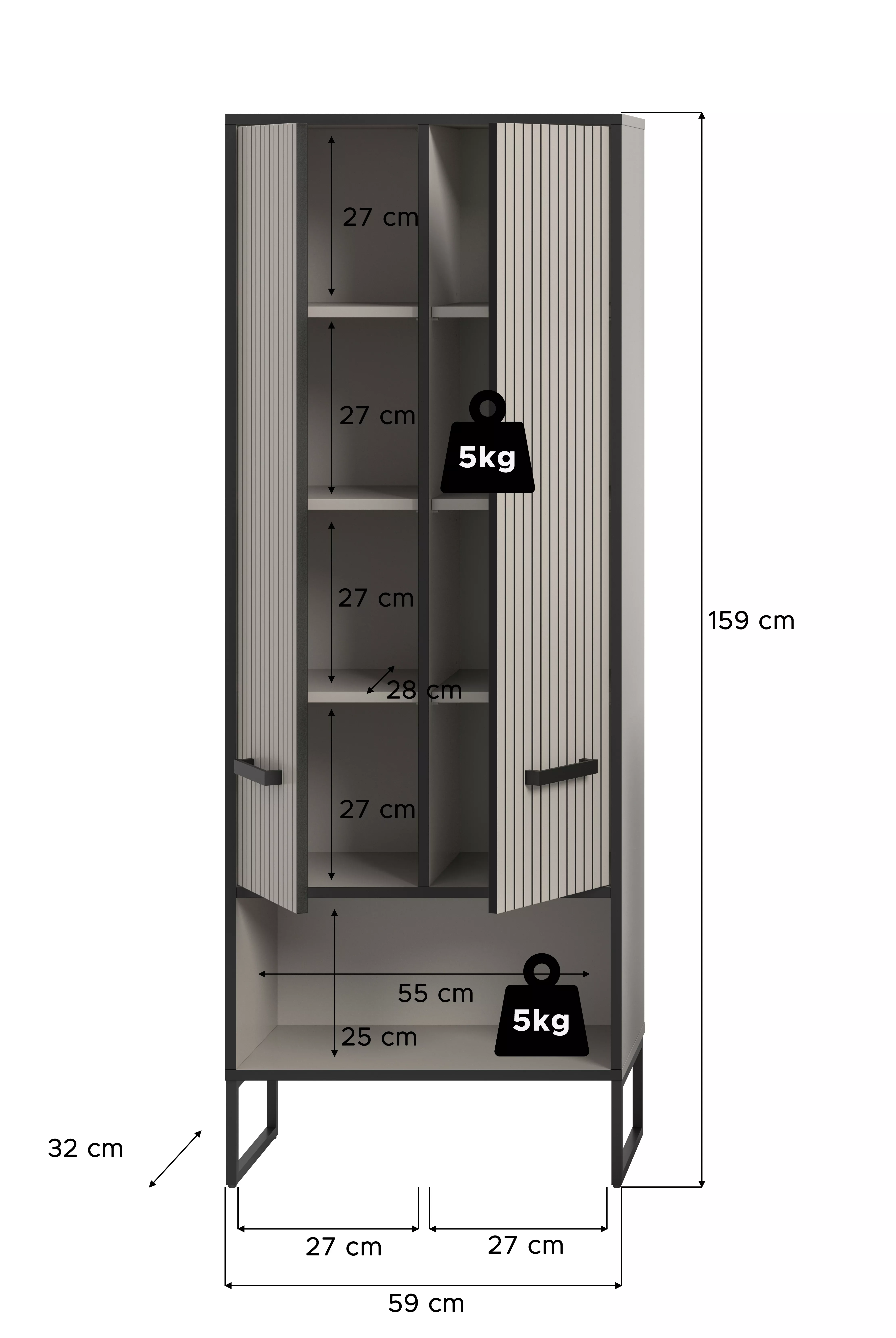 Hochschrank BAGNO