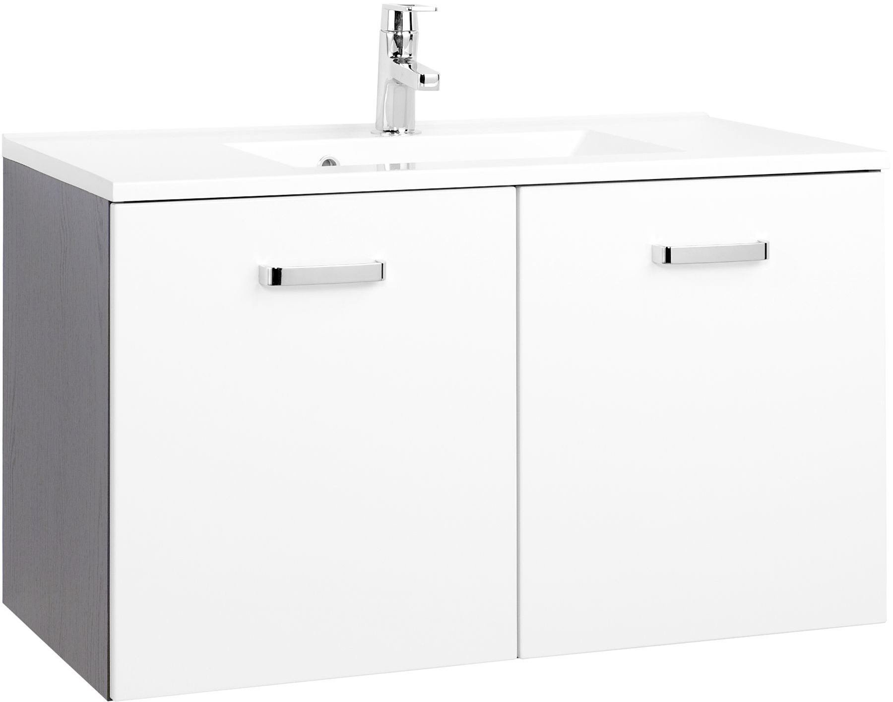 Meuble sous vasque 90 avec vasque en fonte minérale BOLOGNA Meuble sous vasque 90 avec vasque en fonte minérale BOLOGNA