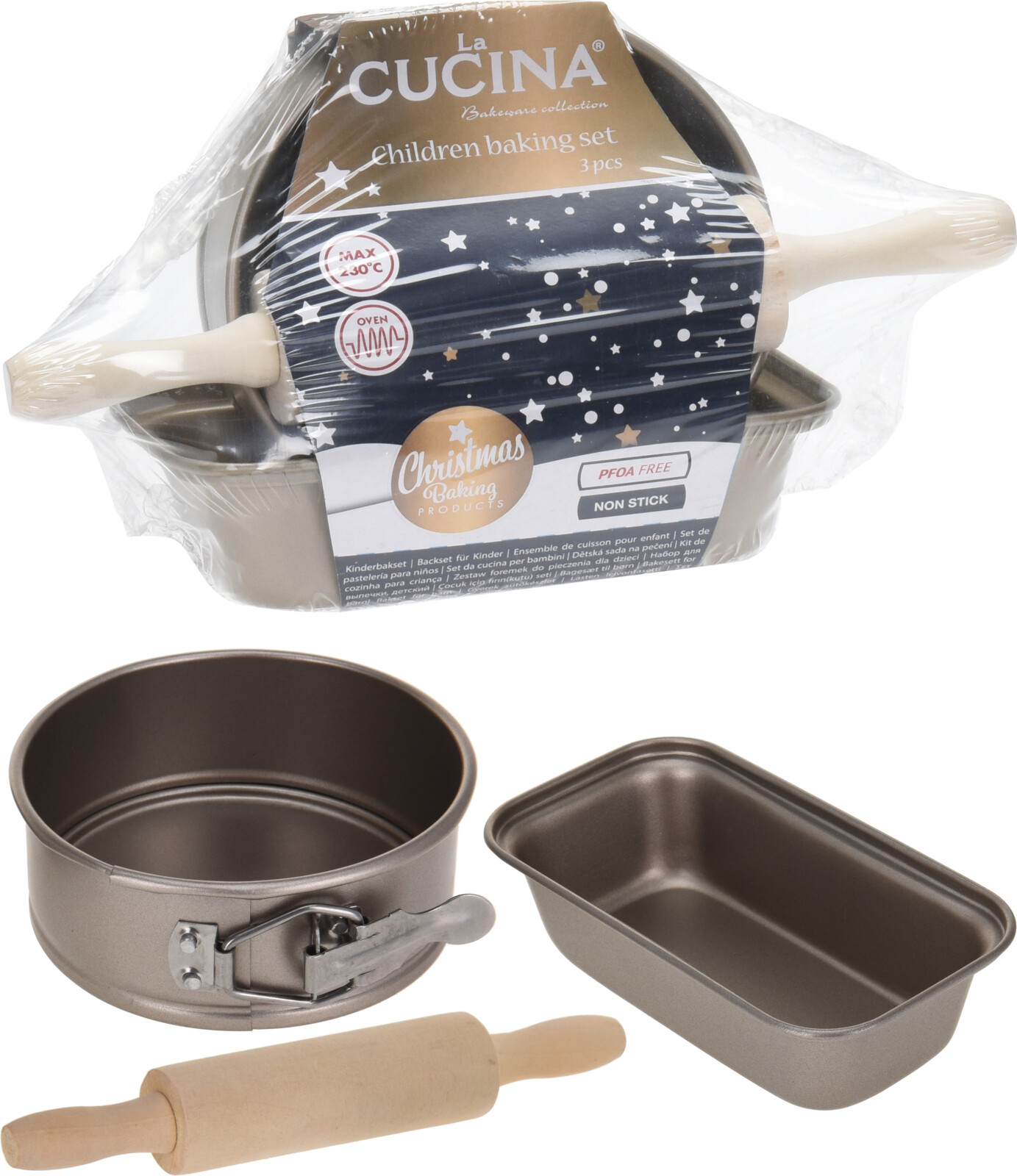 Set à pâtisser pour enfants 3 pièces CHRISTMAS