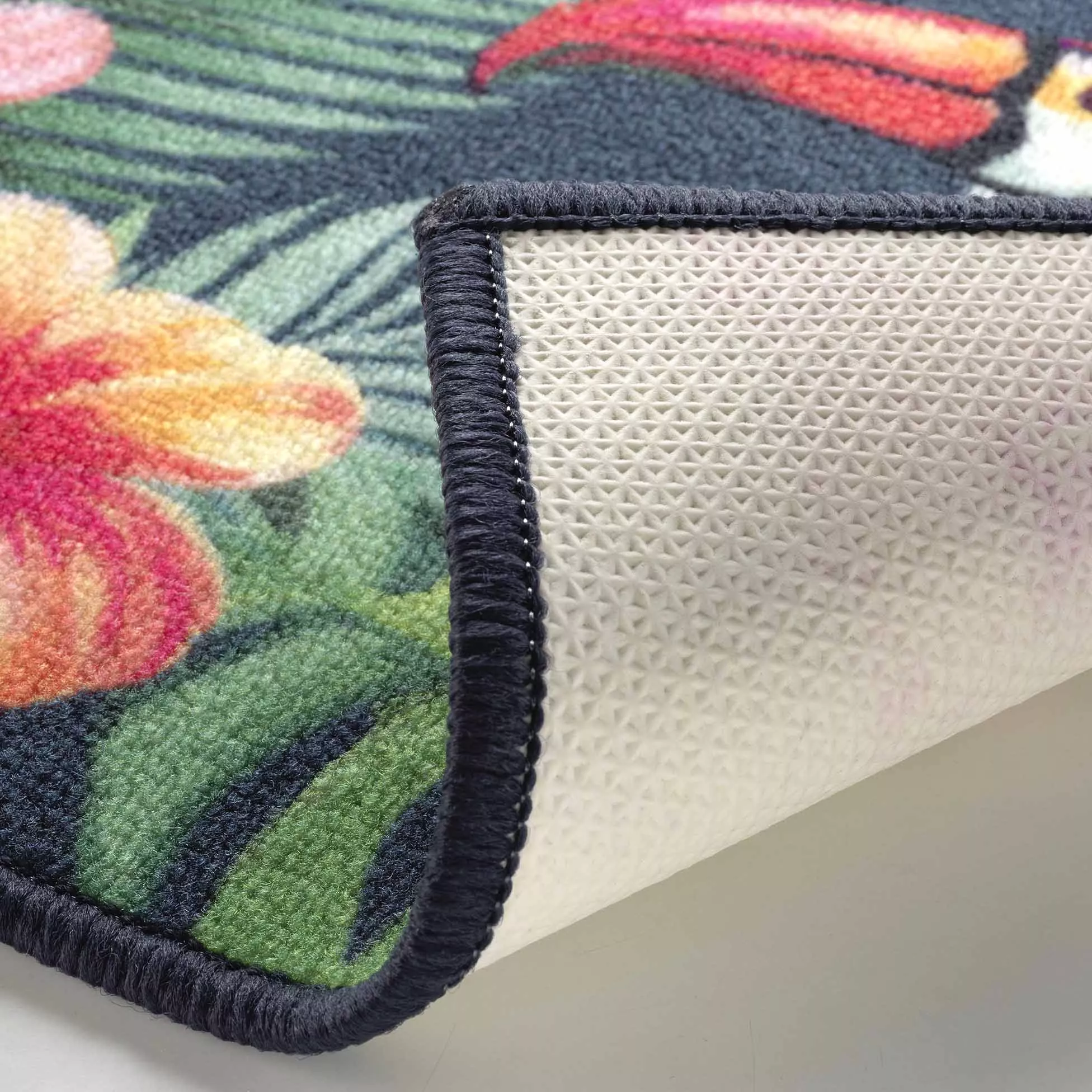 Tapis anti-salissures toucan 50x120cm MOOREA