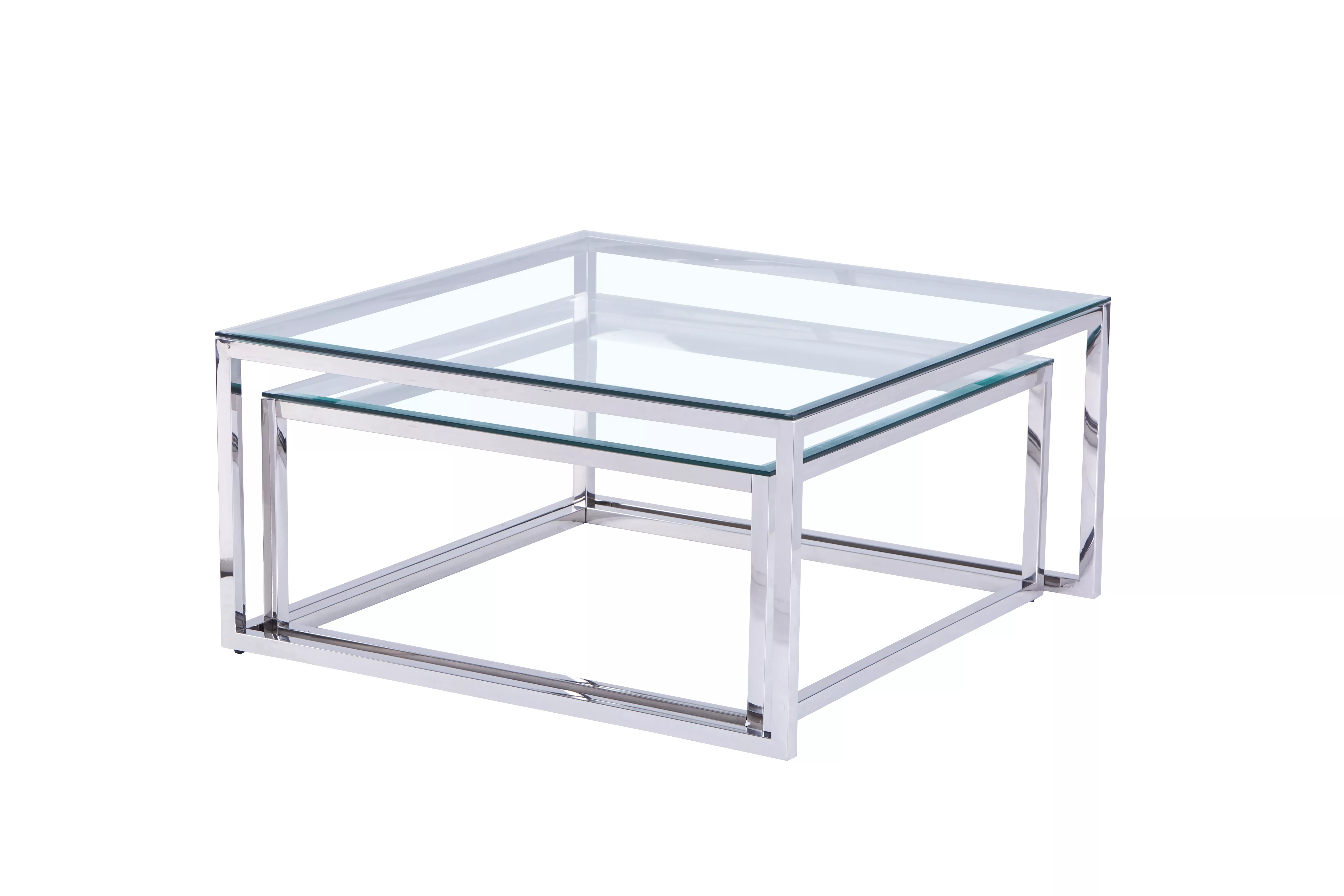 Lot de 2 tables gigognes C89A