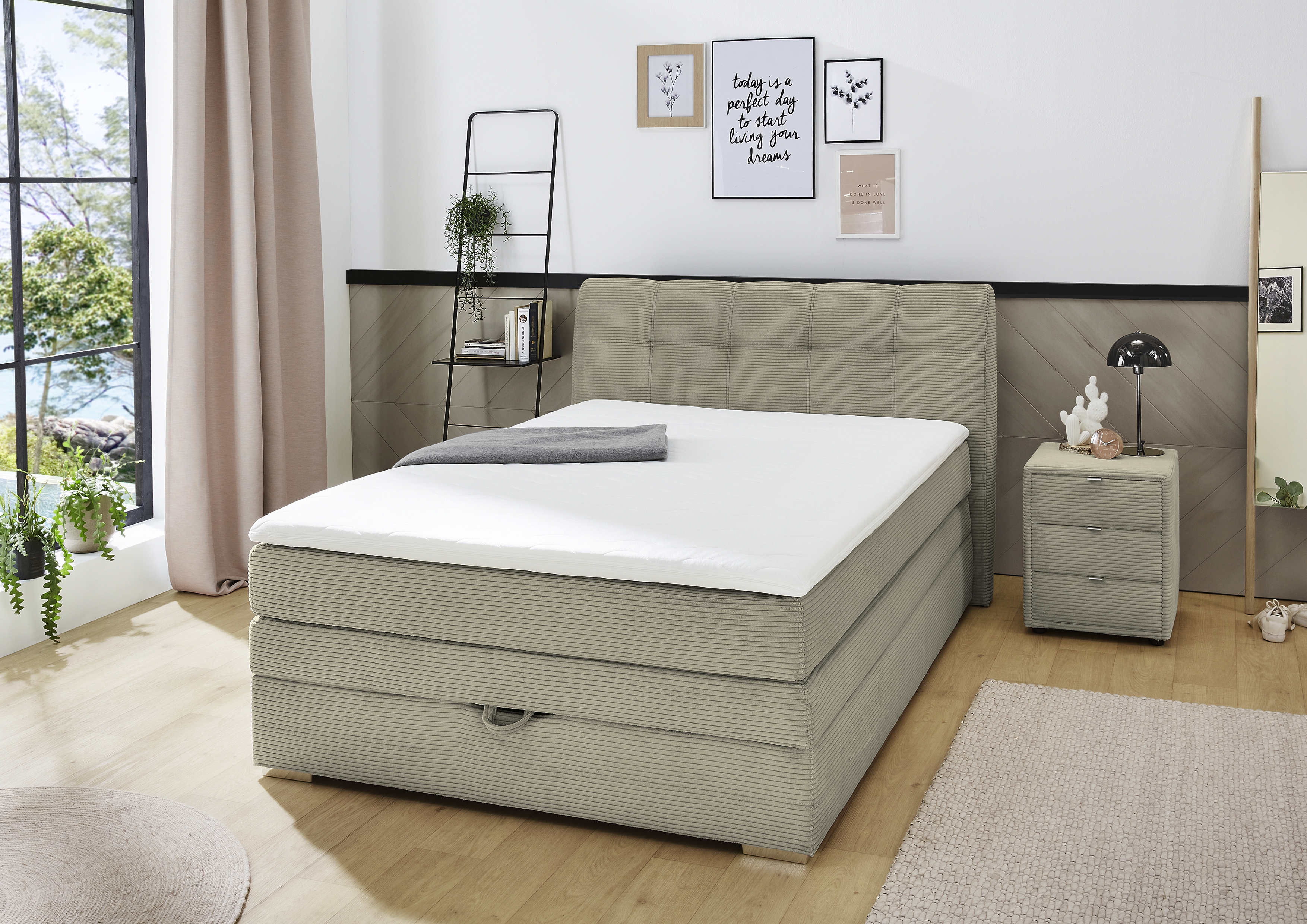 Lit boxspring AMELIE