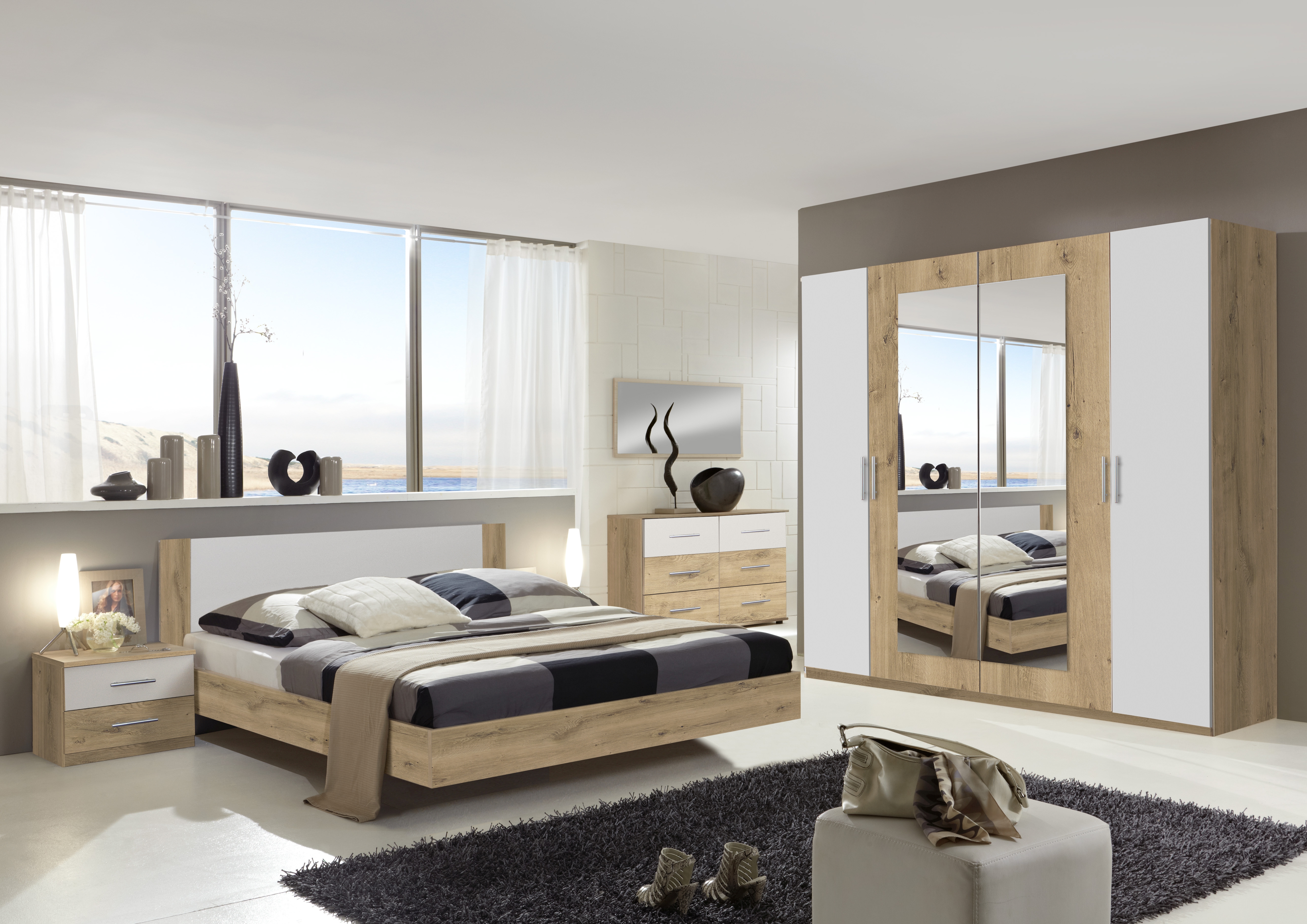 Chambre à coucher 4 éléments NORA Chambre à coucher 4 éléments NORA