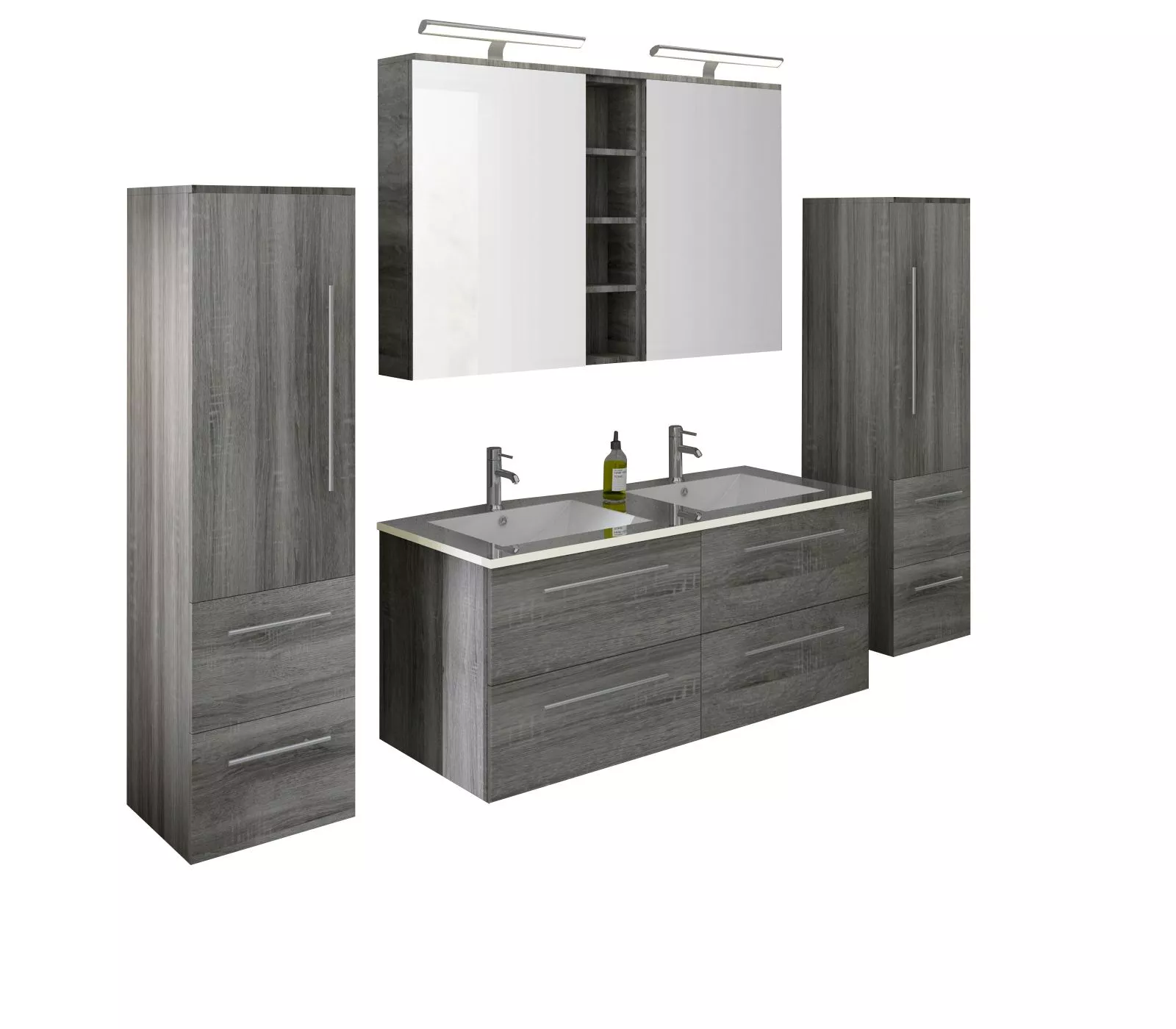 Salle de bains combinée 4 éléments 395141