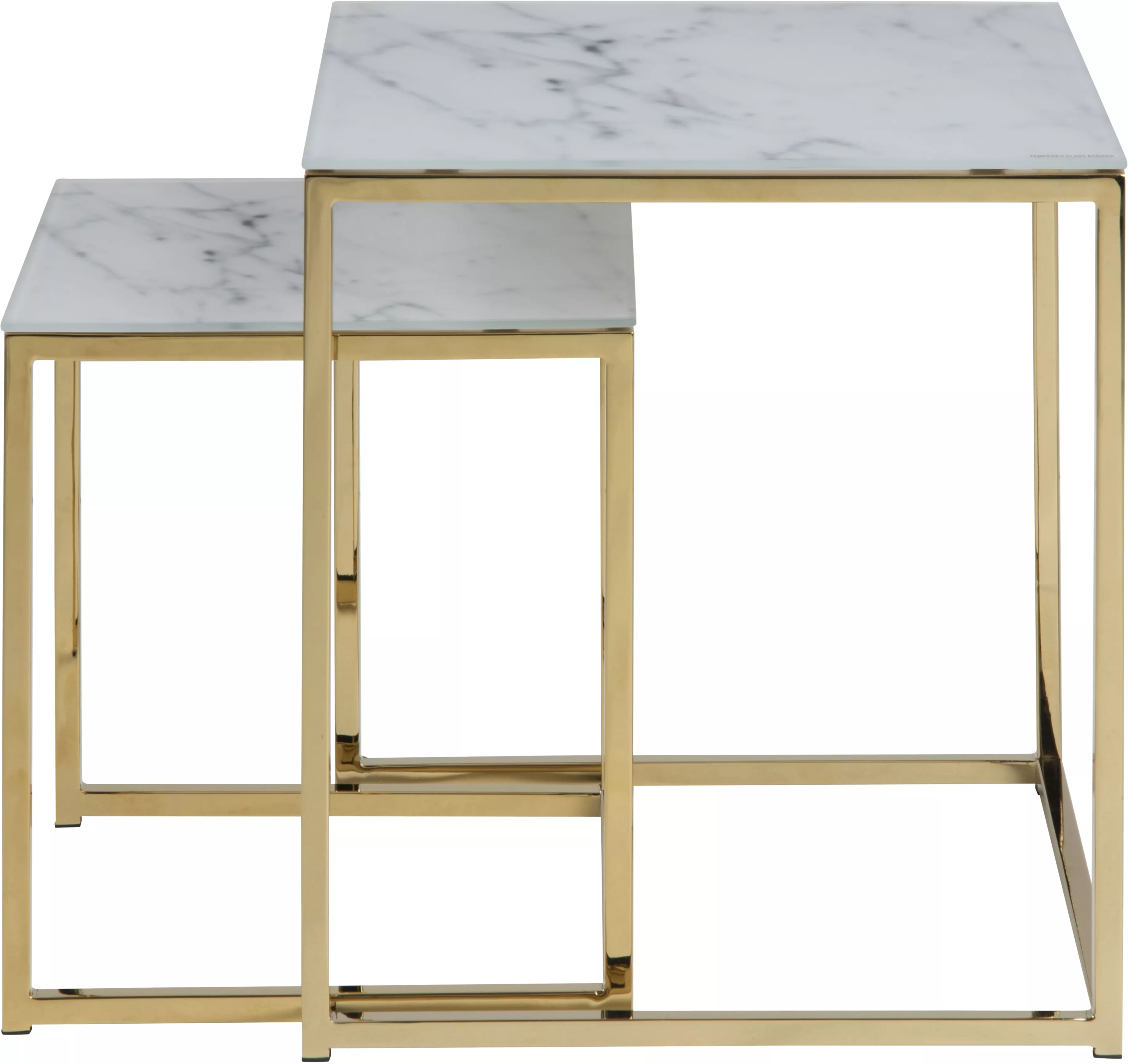Lot de 2 tables gigognes ALISMA