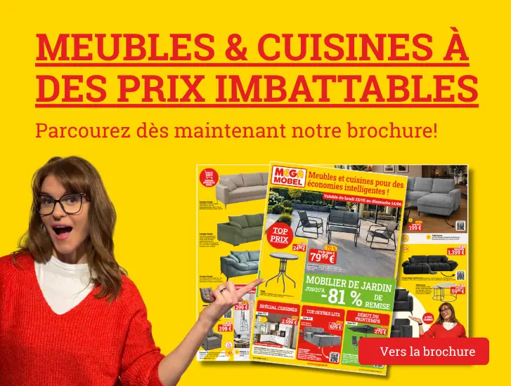 Meubles et cuisines à des prix imbattables. Découvrez dès maintenant notre prospectus !