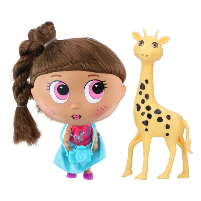 Ensemble poupée et accessoires 3 pièces Zoo EDDY TOYS