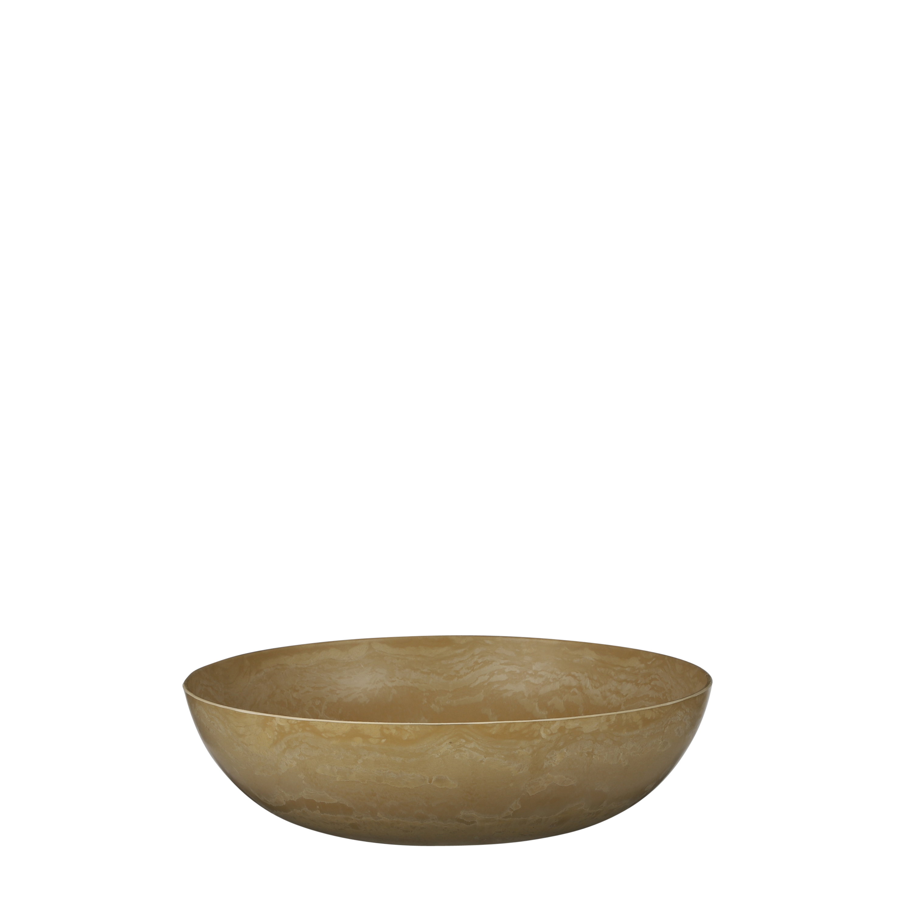 Coupe décorative ocre Ø37cm MILA