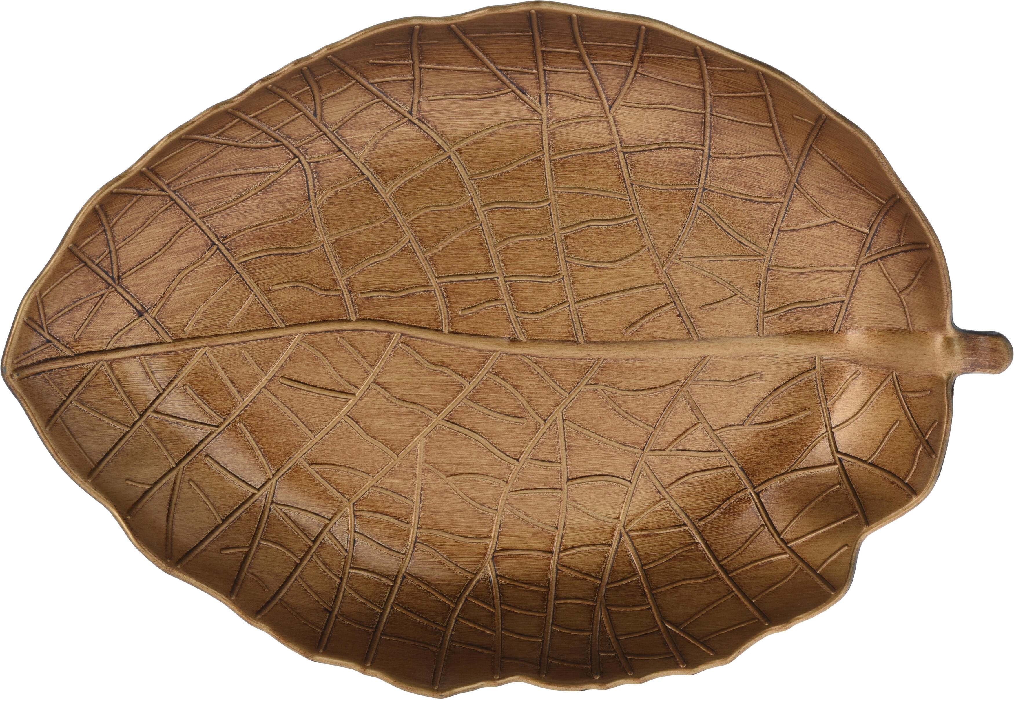 Assiette en forme de feuille EH