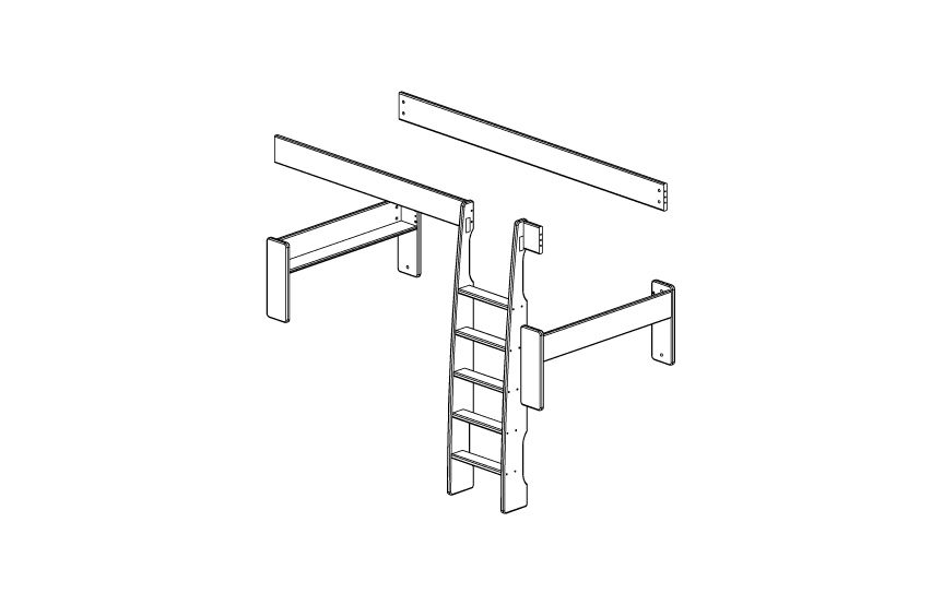 Kit lit mezzanine FOR KIDS 6151