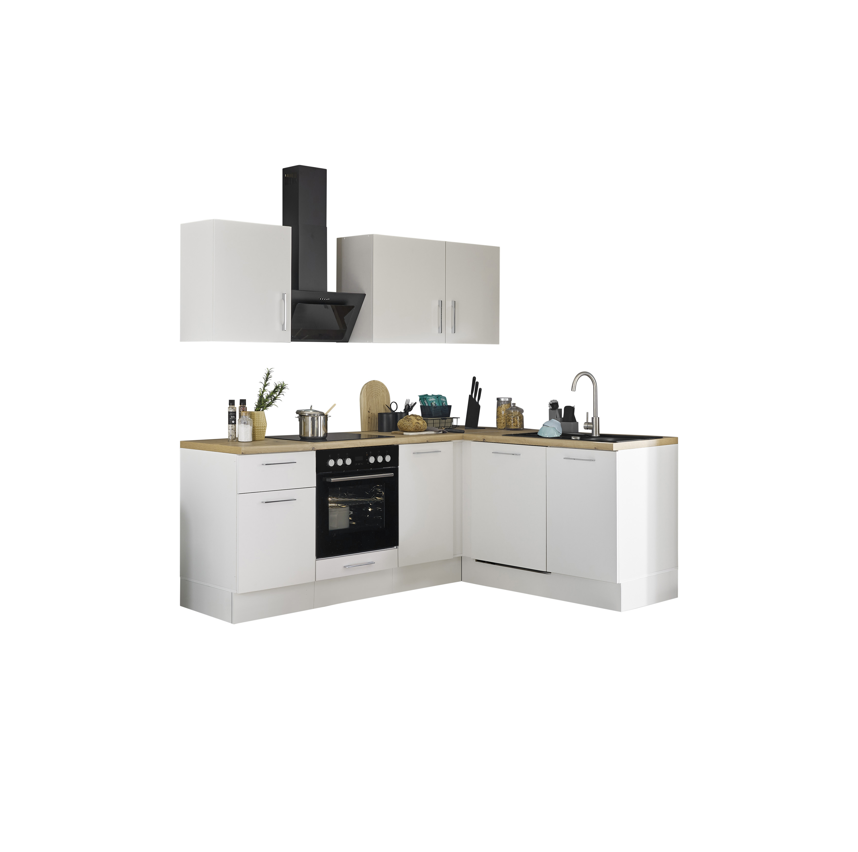 Bloc cuisine avec électroménager CORNWALL (cuisine d'angle-lave-vaisselle) II Bloc cuisine avec électroménager CORNWALL (cuisine d'angle-lave-vaisselle) II