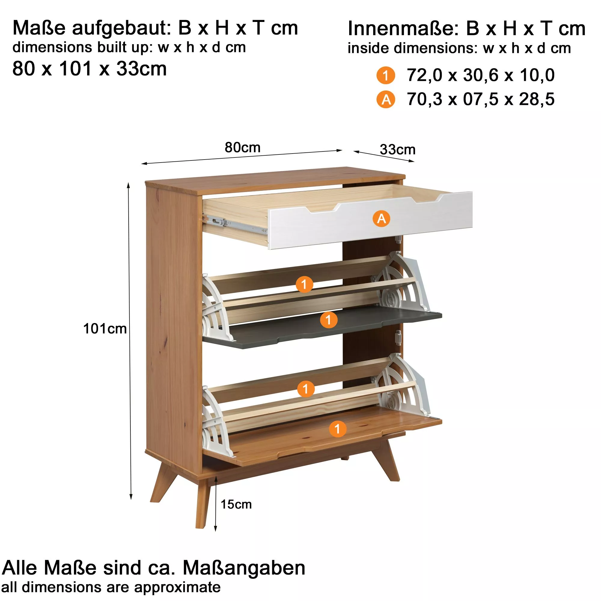 Meuble à chaussures SCANDIK
