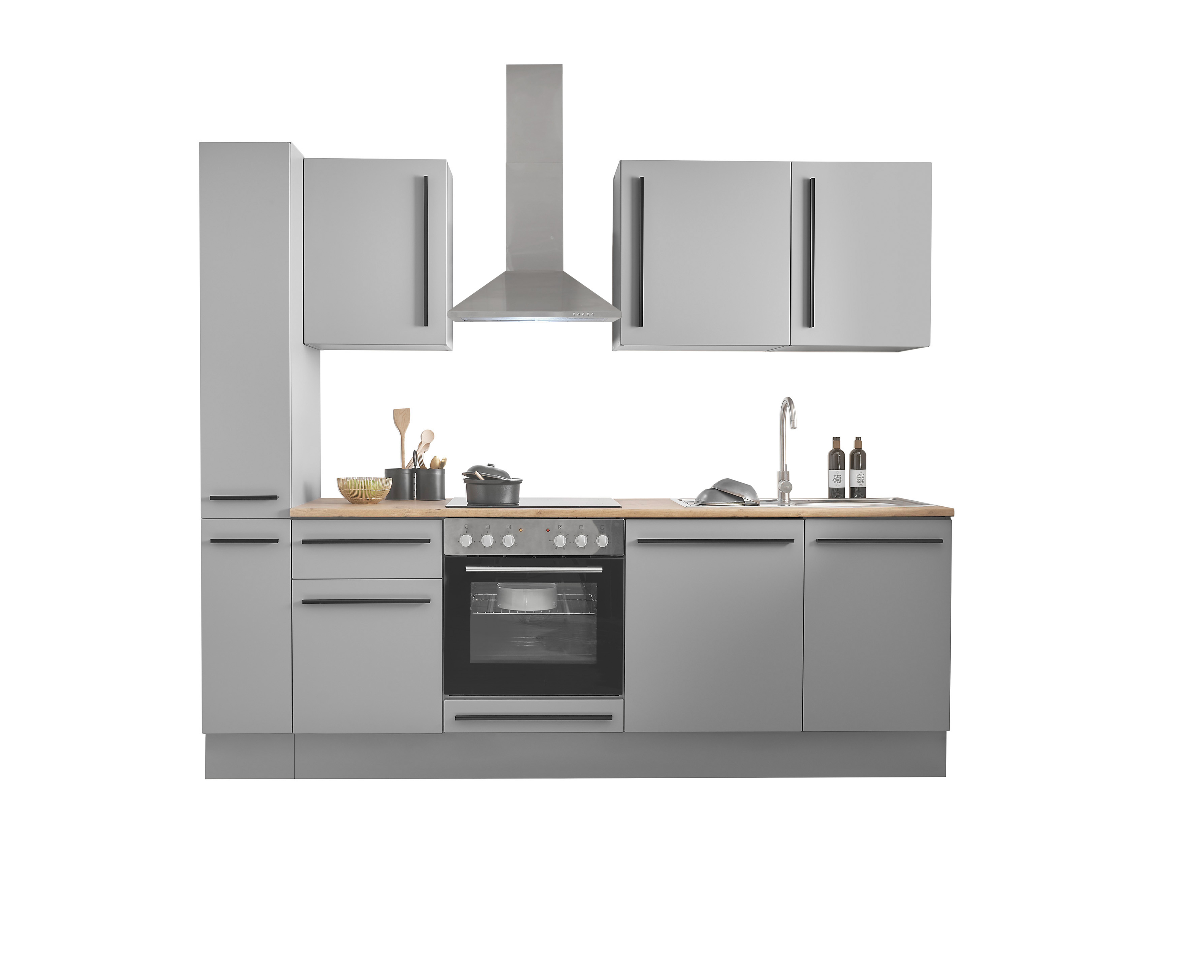 Bloc cuisine avec électroménager MANCHESTER (bloc cuisine-armoire coulissante) I Bloc cuisine avec électroménager MANCHESTER (bloc cuisine-armoire coulissante) I