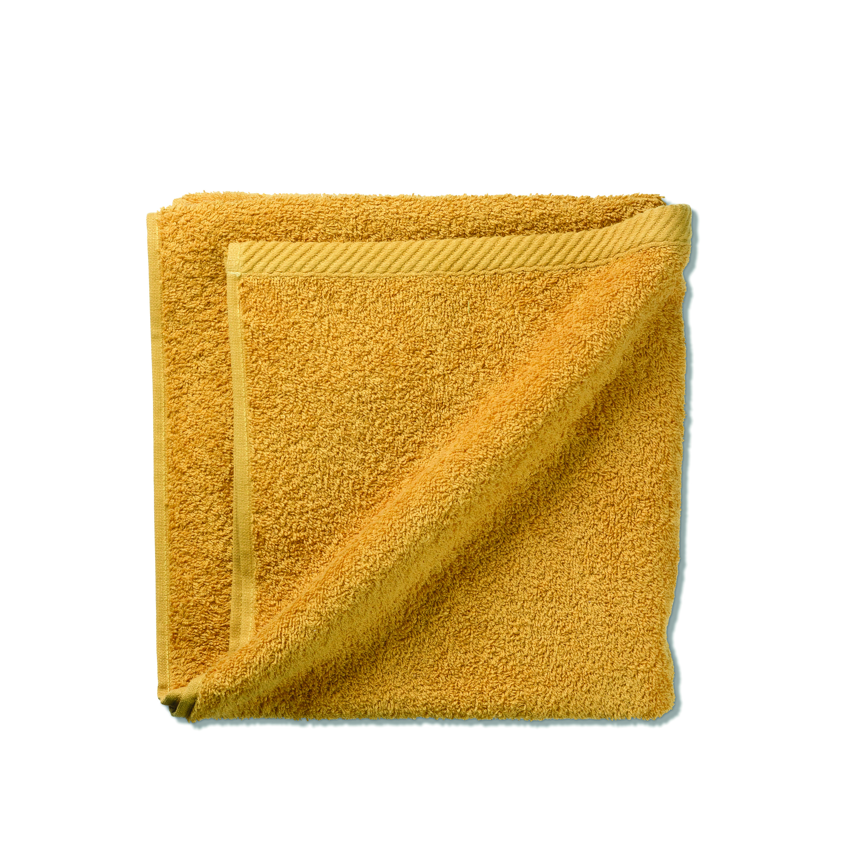 Serviette de bain jaune curry LADESSA