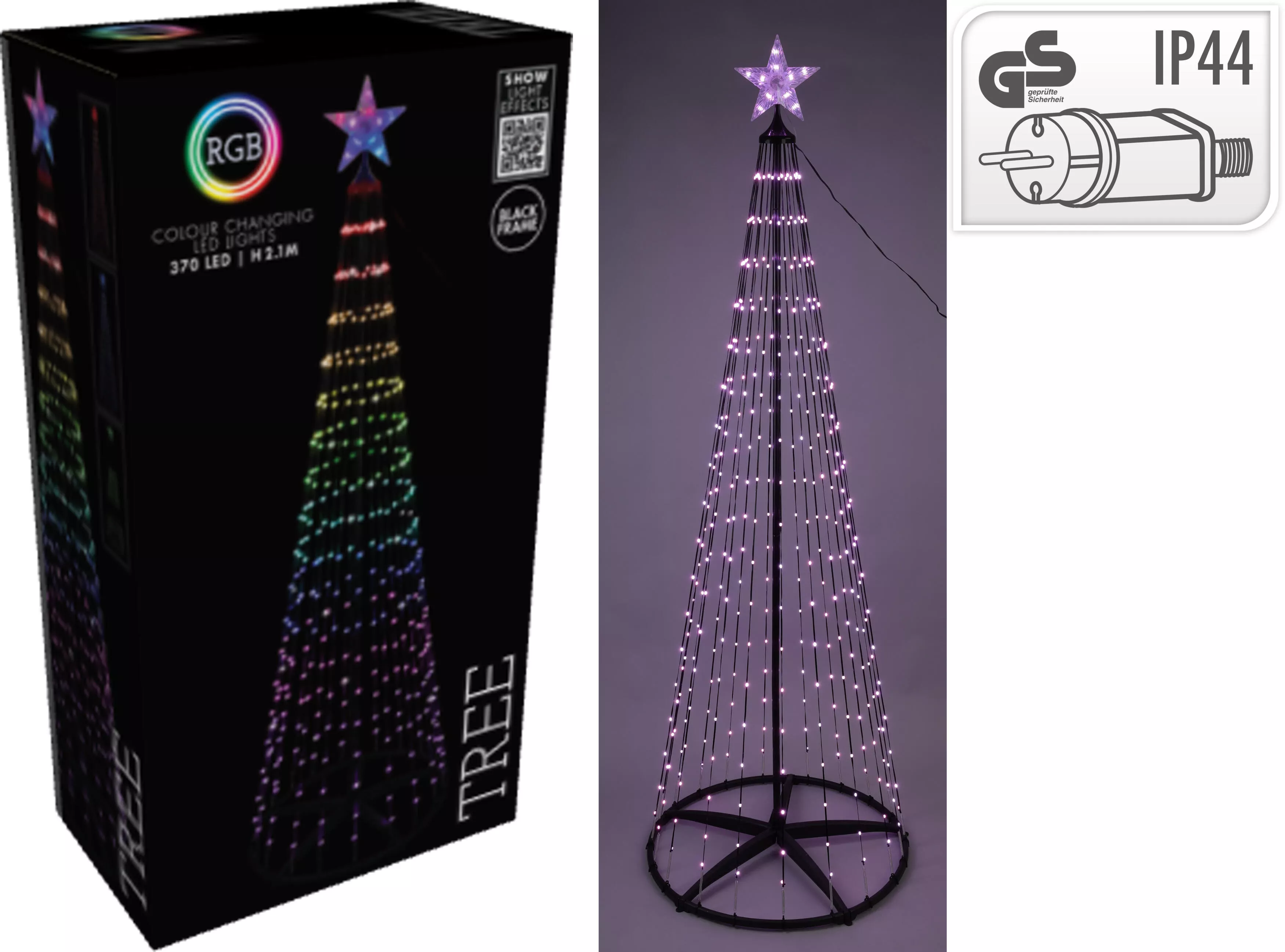 Arbre LED 370 RVB CHRISTMAS