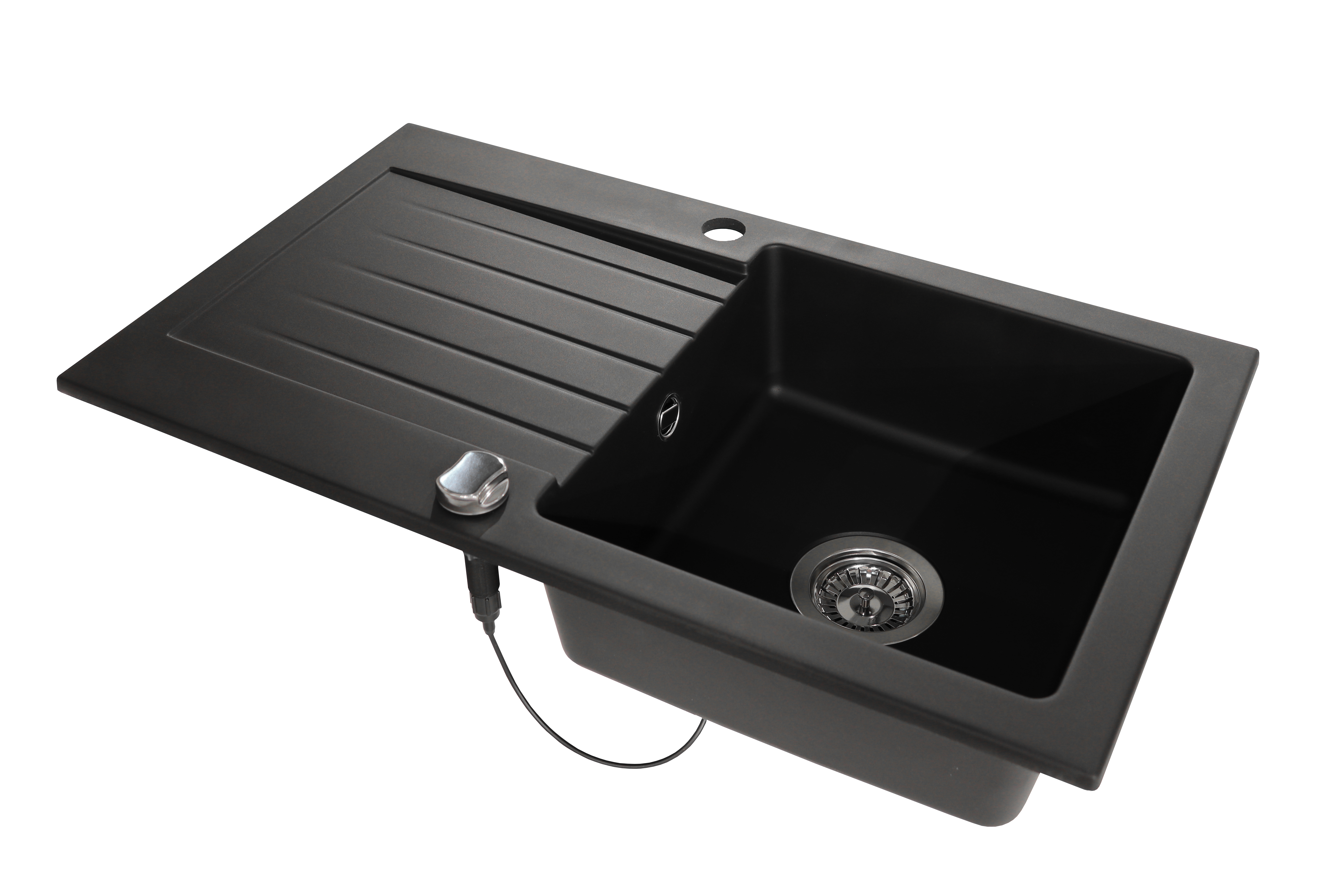 Bloc cuisine avec électroménager CORNWALL (cuisine d'angle-four-micro-ondes) II