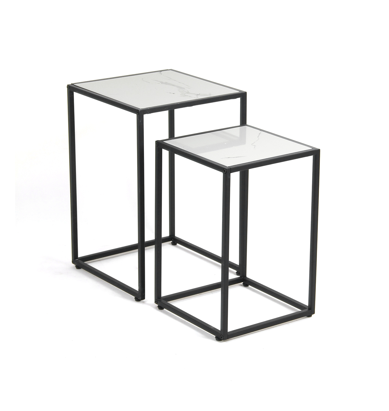 Lot de 2 tables gigognes CALVIA