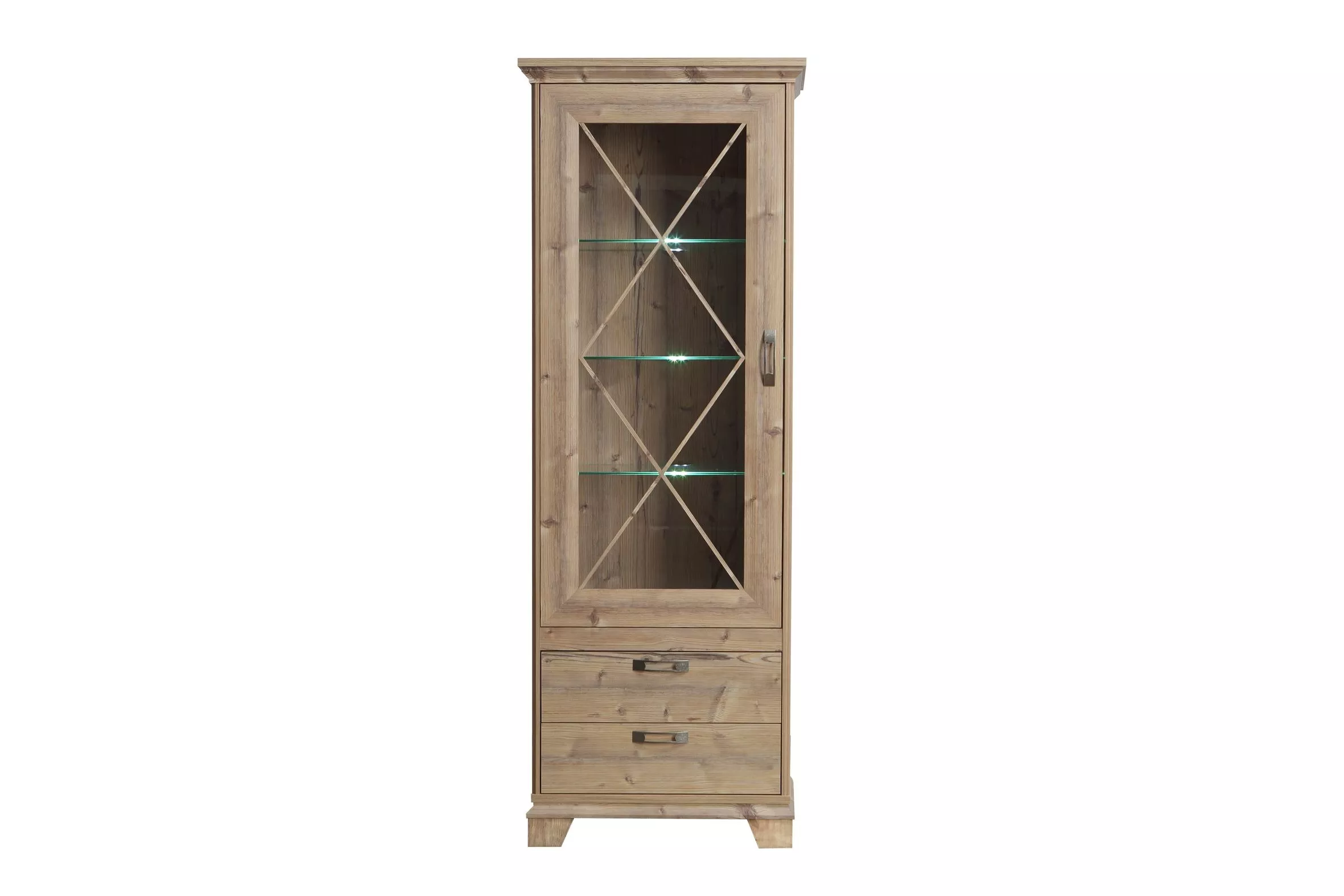 Meuble vitrine avec éclairage NEPAL