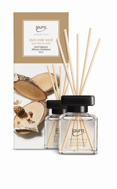 Diffuseur de parfum Ipuro  CEDAR WOOD 50ML Diffuseur de parfum Ipuro  CEDAR WOOD 50ML