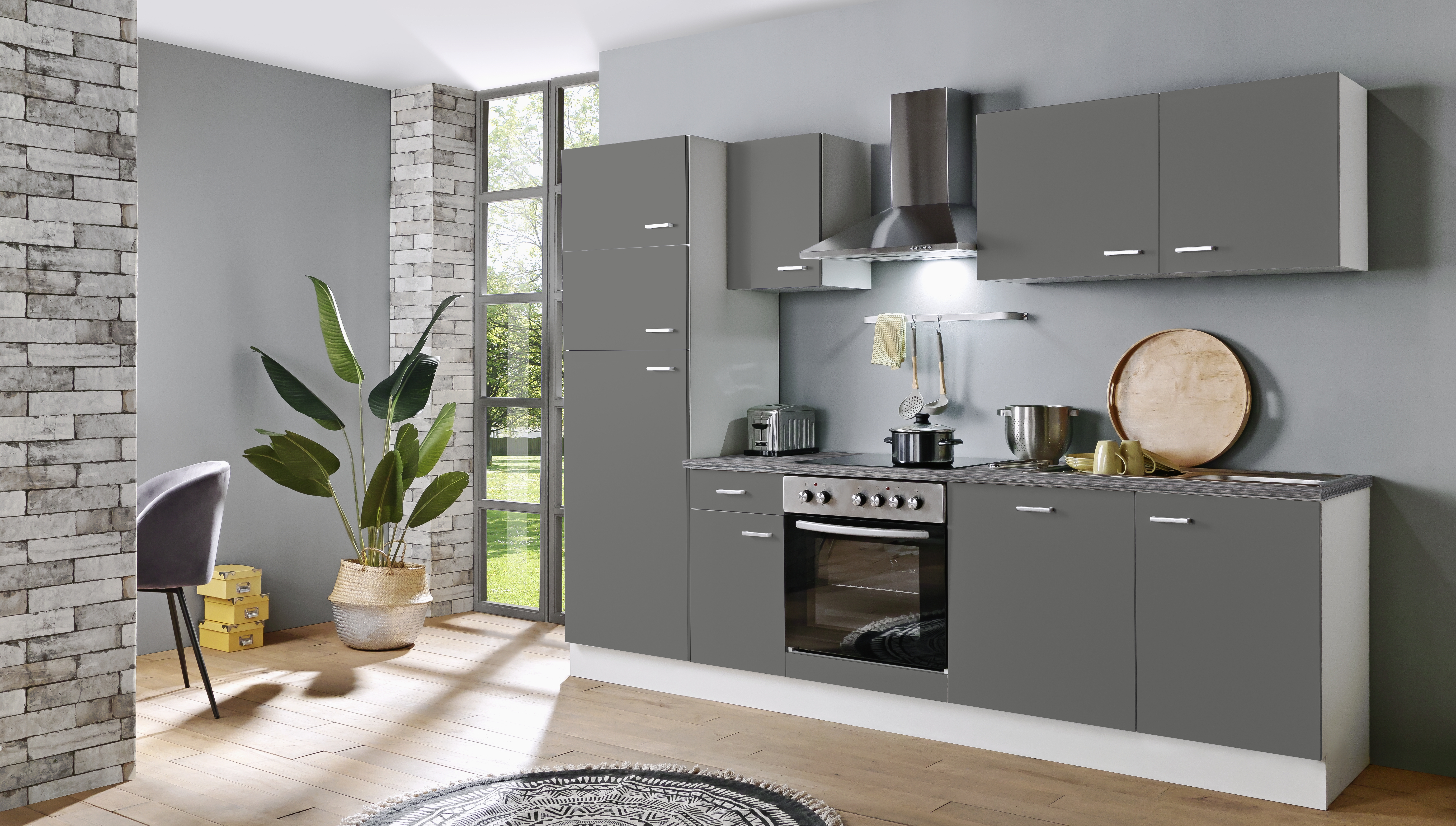 Bloc cuisine avec électroménager ORADEA Bloc cuisine avec électroménager ORADEA