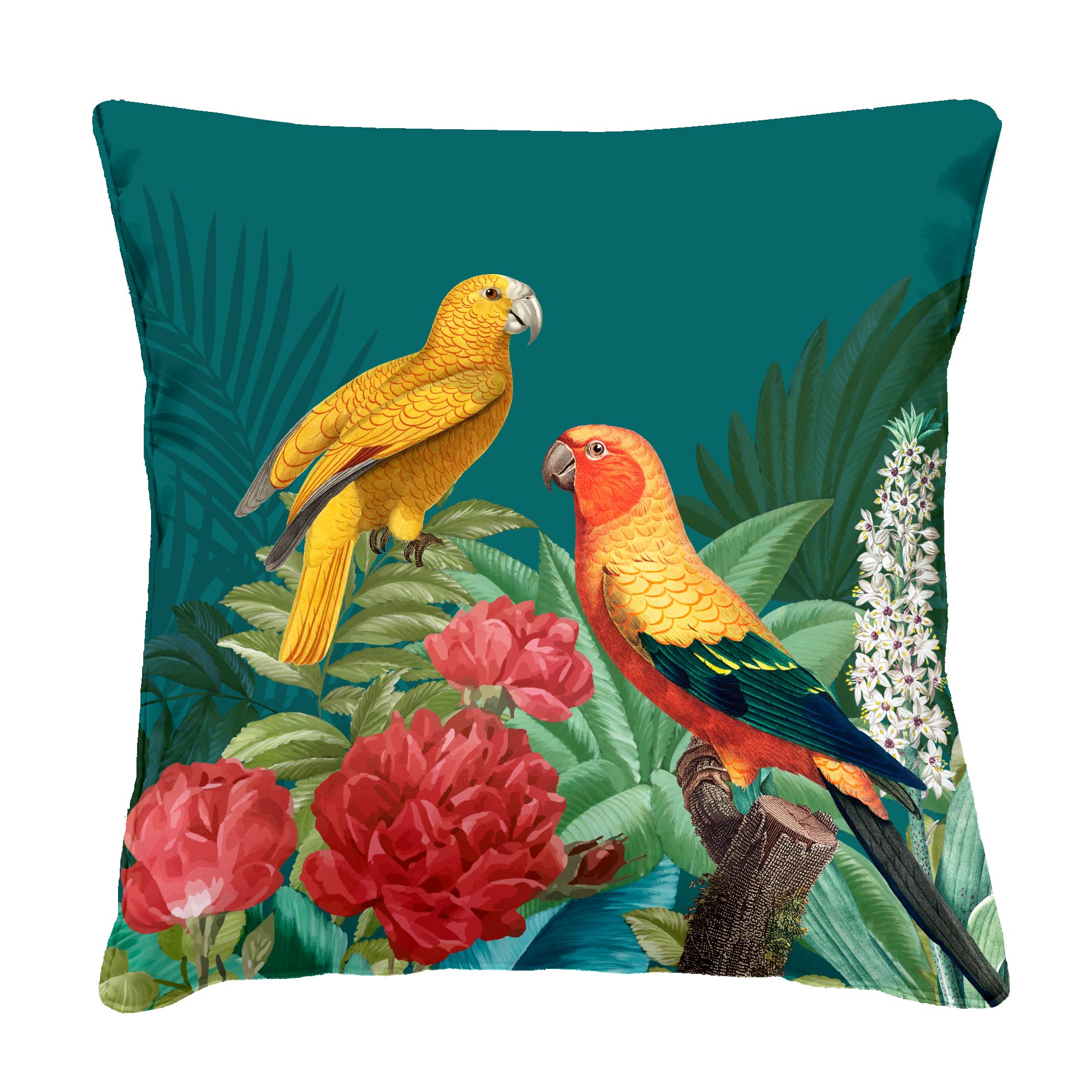 Coussin décoratif perroquet OUTDOOR