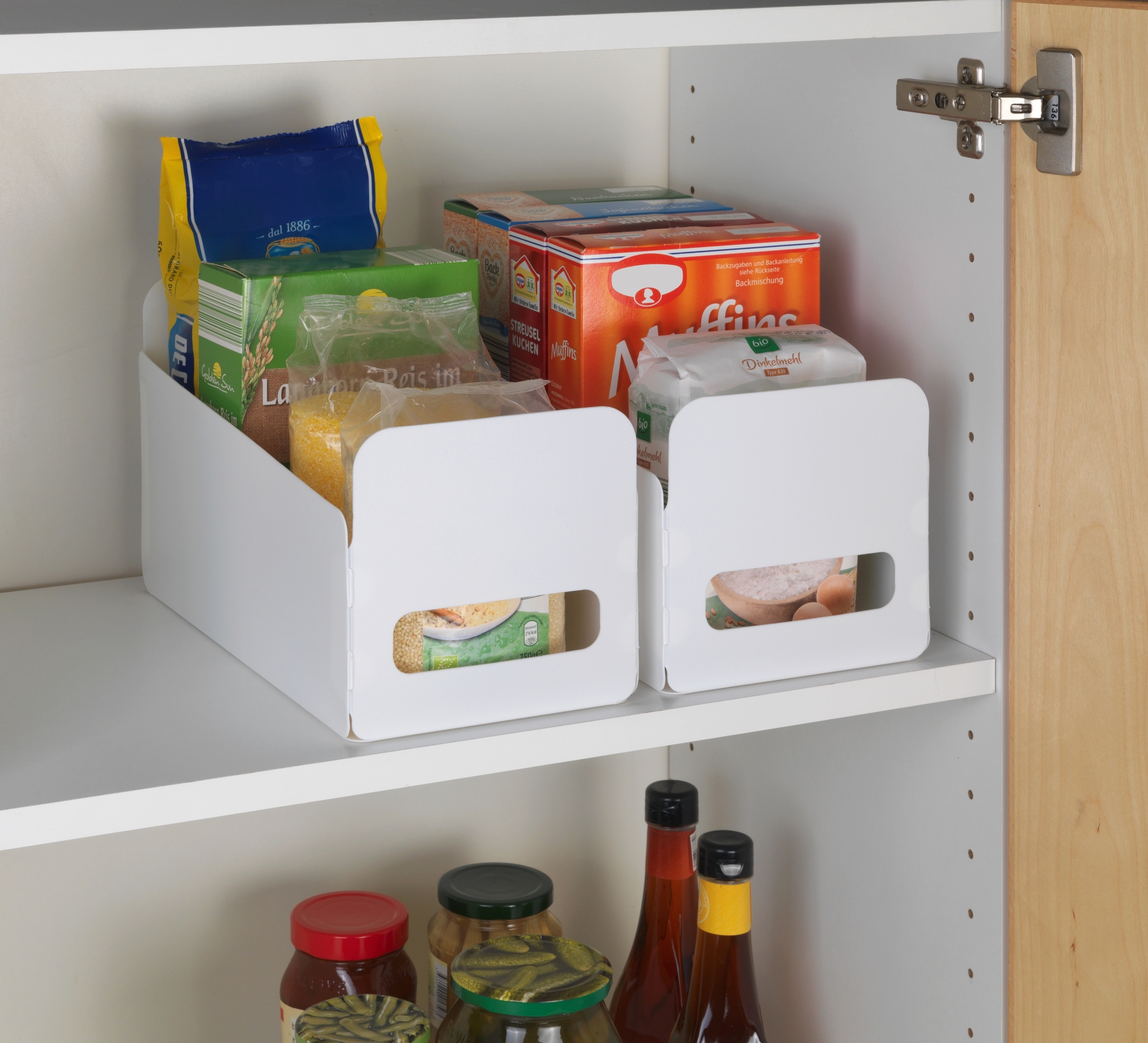 Boîte de rangement réfrigérateur Lot de 2 boîtes de rangement
