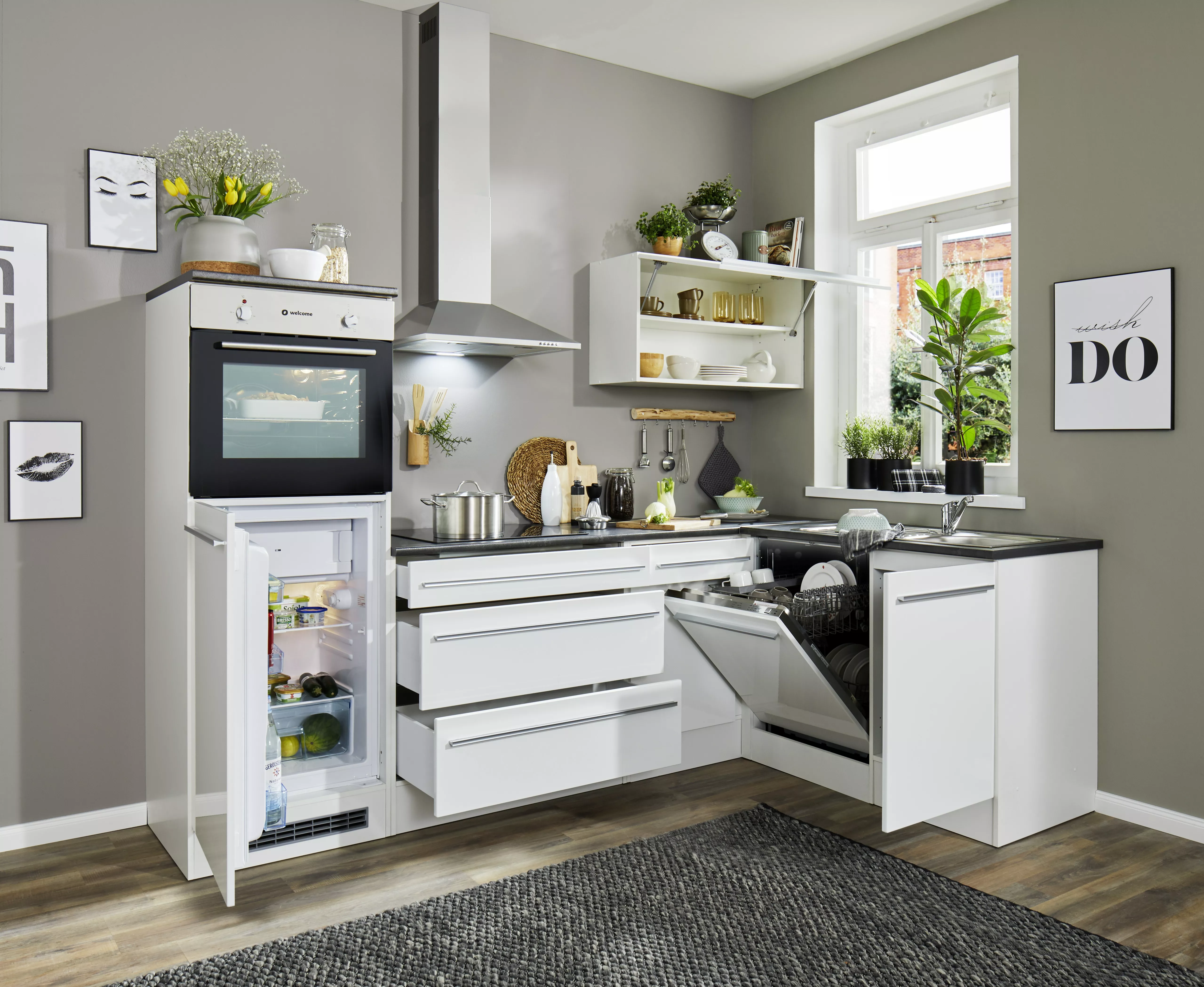 Bloc cuisine avec électroménager JAZZ 6 ECK + E
