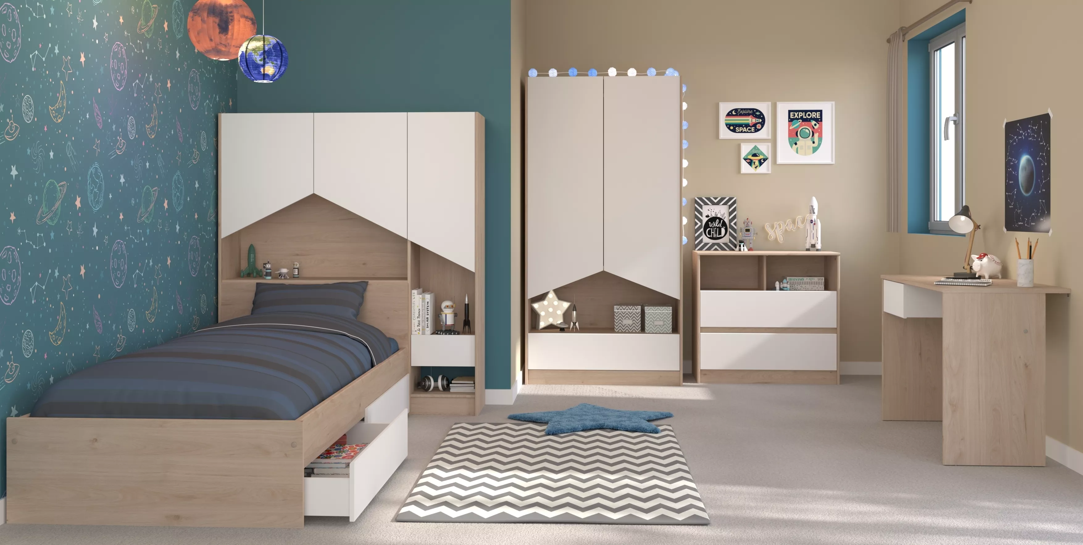 Chambre junior 6 éléments PHÖNIX 1
