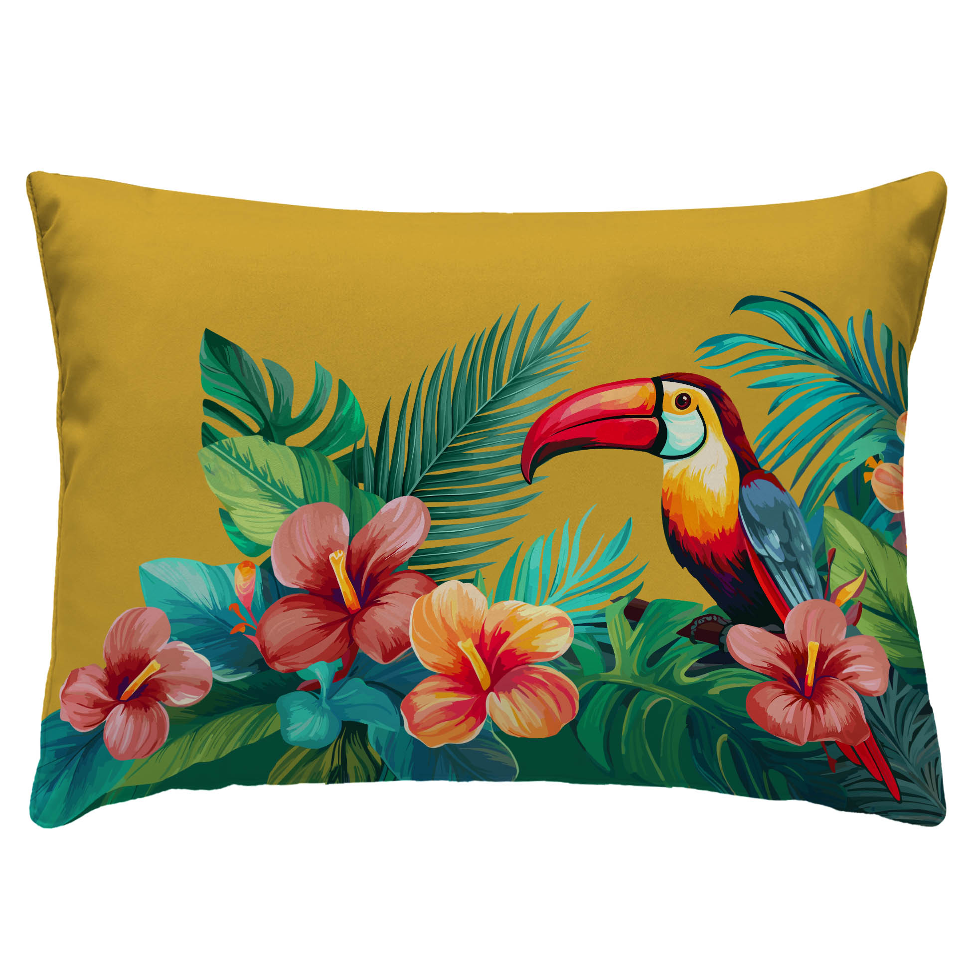 Coussin décoratif toucan OUTDOOR