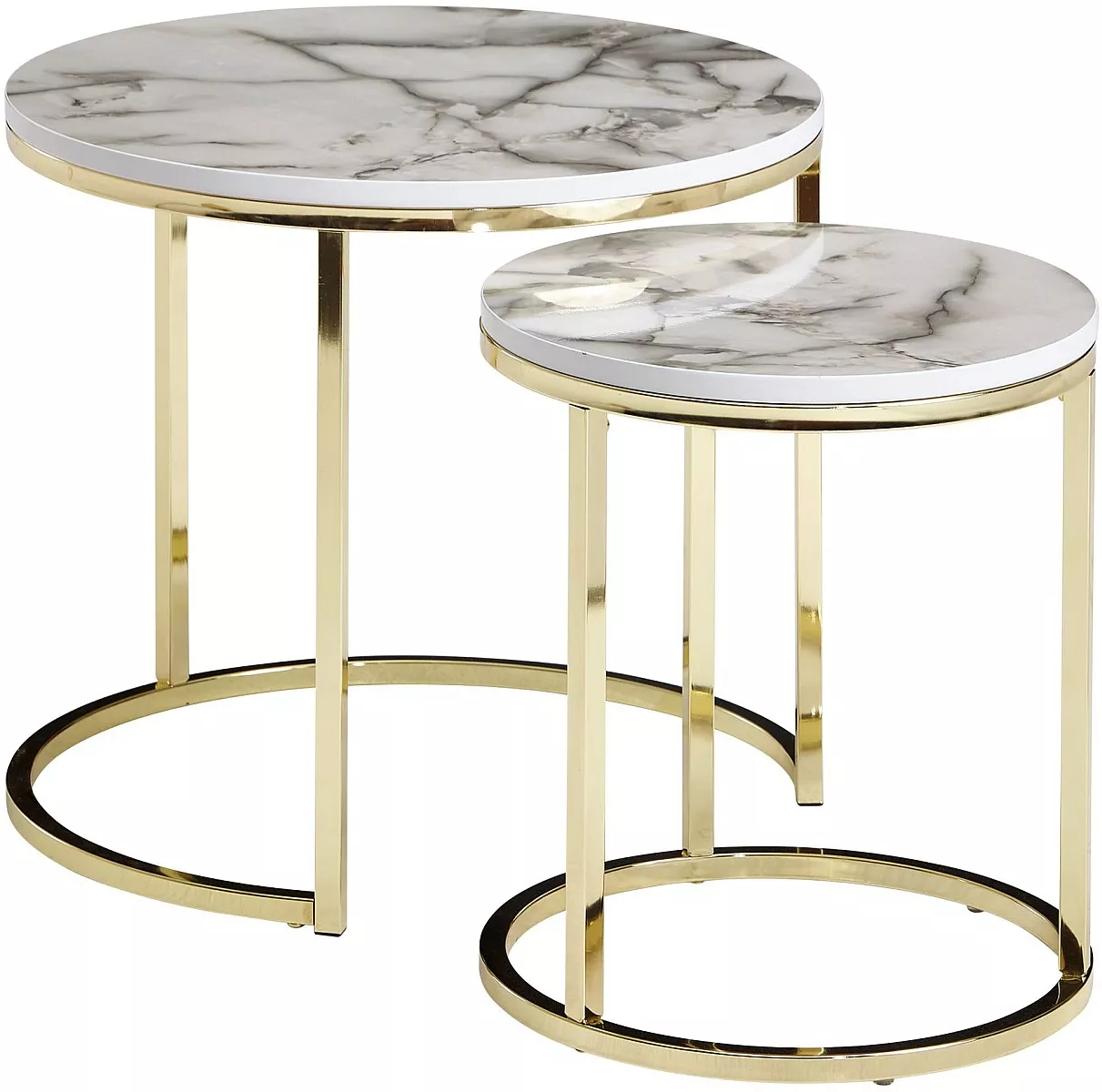 Lot de 2 tables gigognes LAM LUK KA Lot de 2 tables gigognes LAM LUK KA