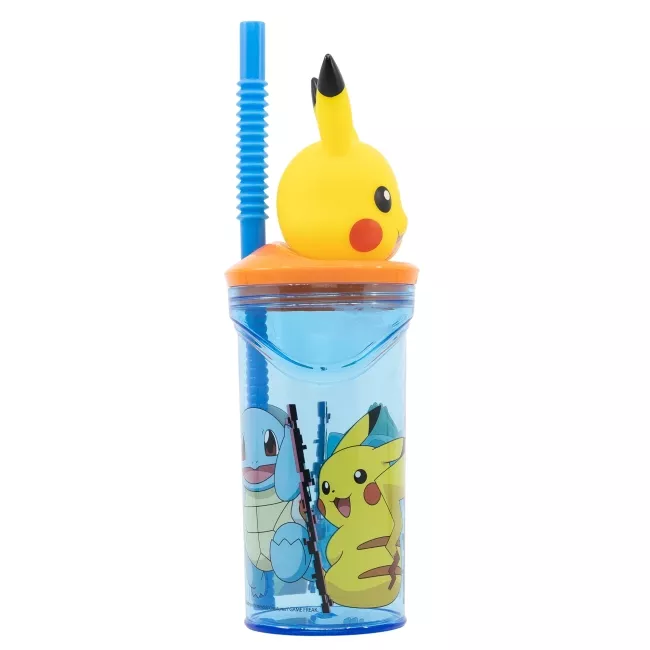 Gourde 3D avec paille Pokemon POKEMON