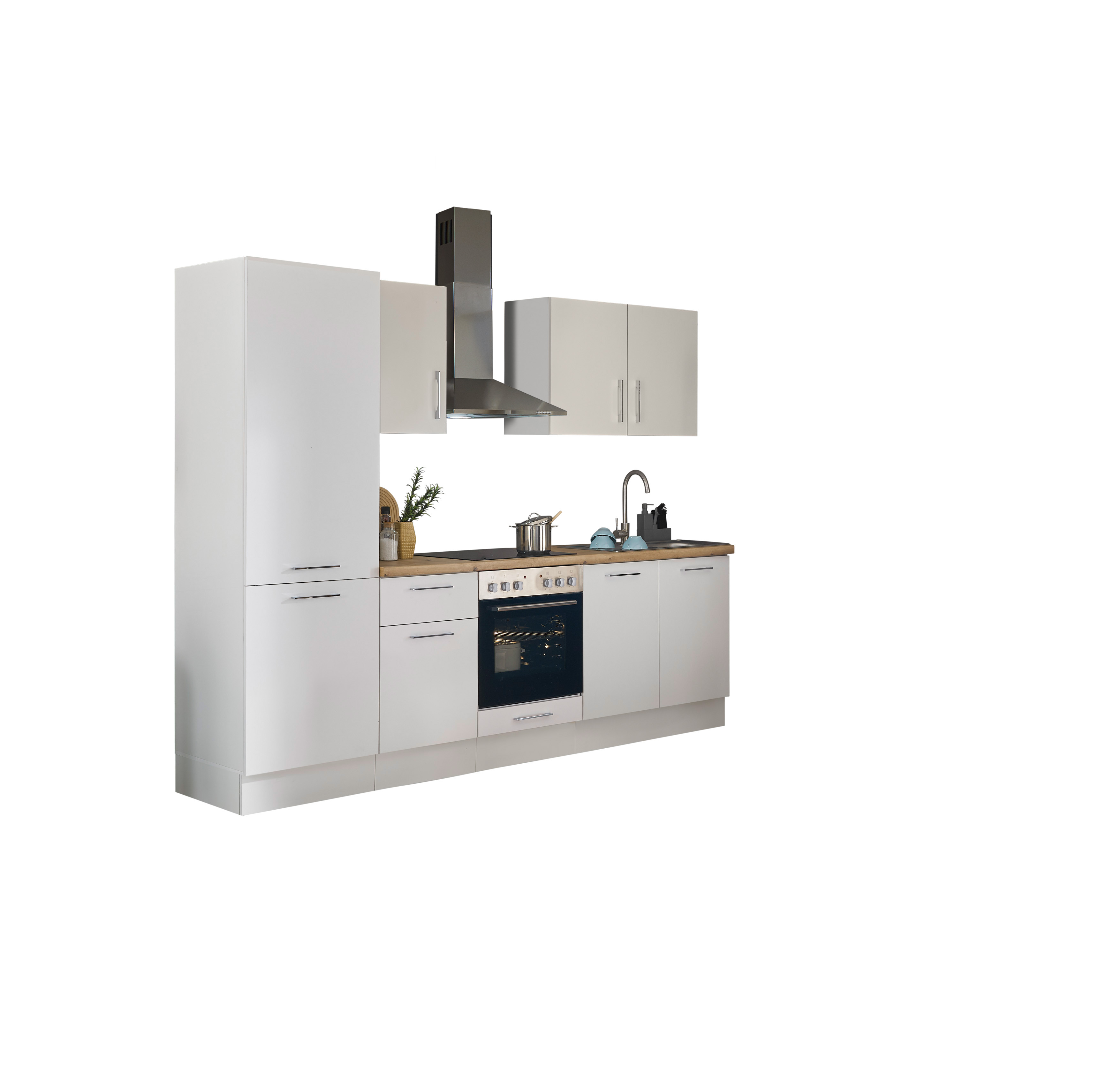 Bloc cuisine avec électroménager CORNWALL (bloc cuisine-réfrigérateur) I