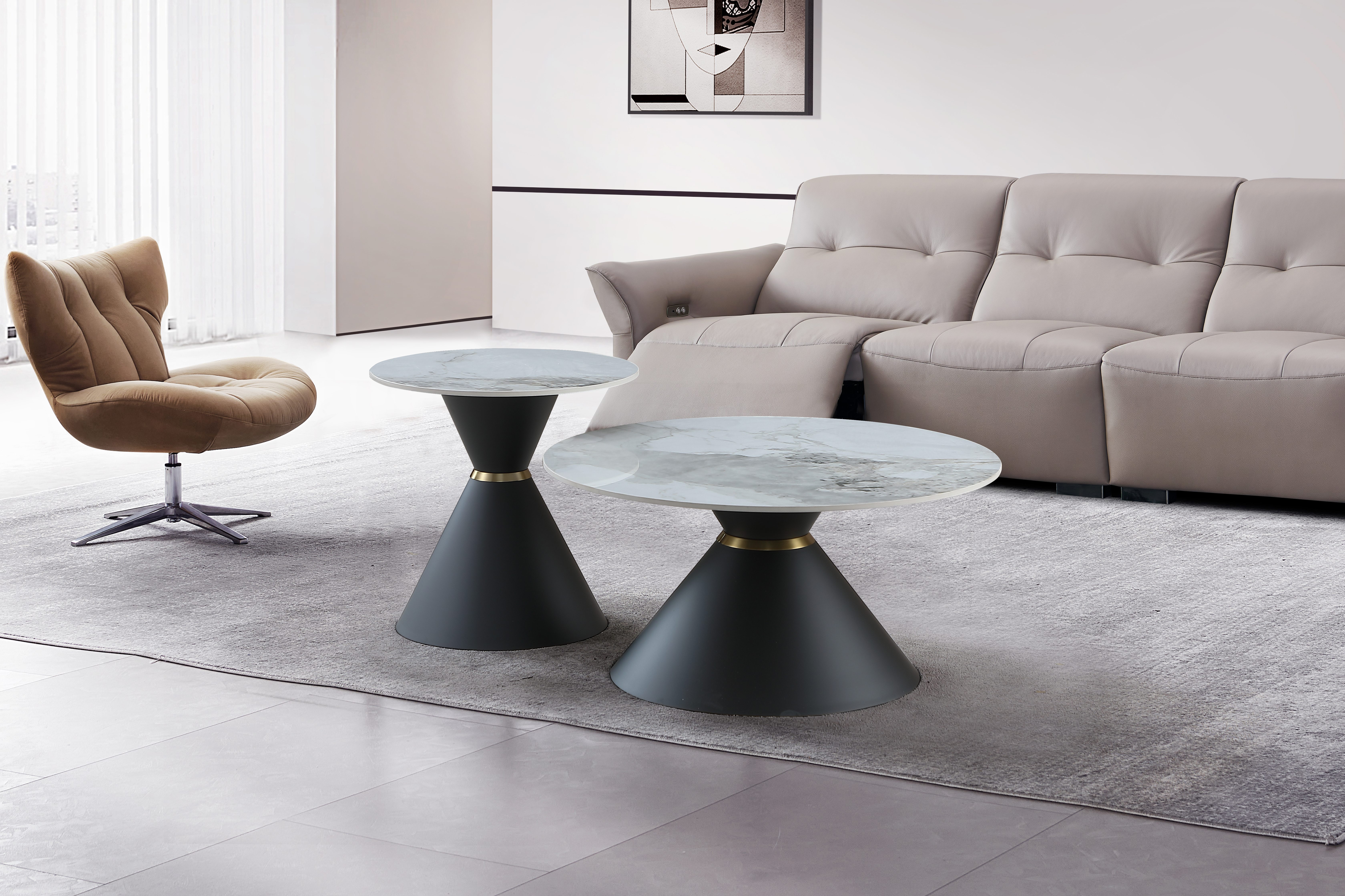 Lot de 2 tables basses C88 Lot de 2 tables basses C88