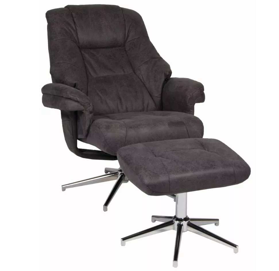 Fauteuil relax avec repose-pieds BURNABY