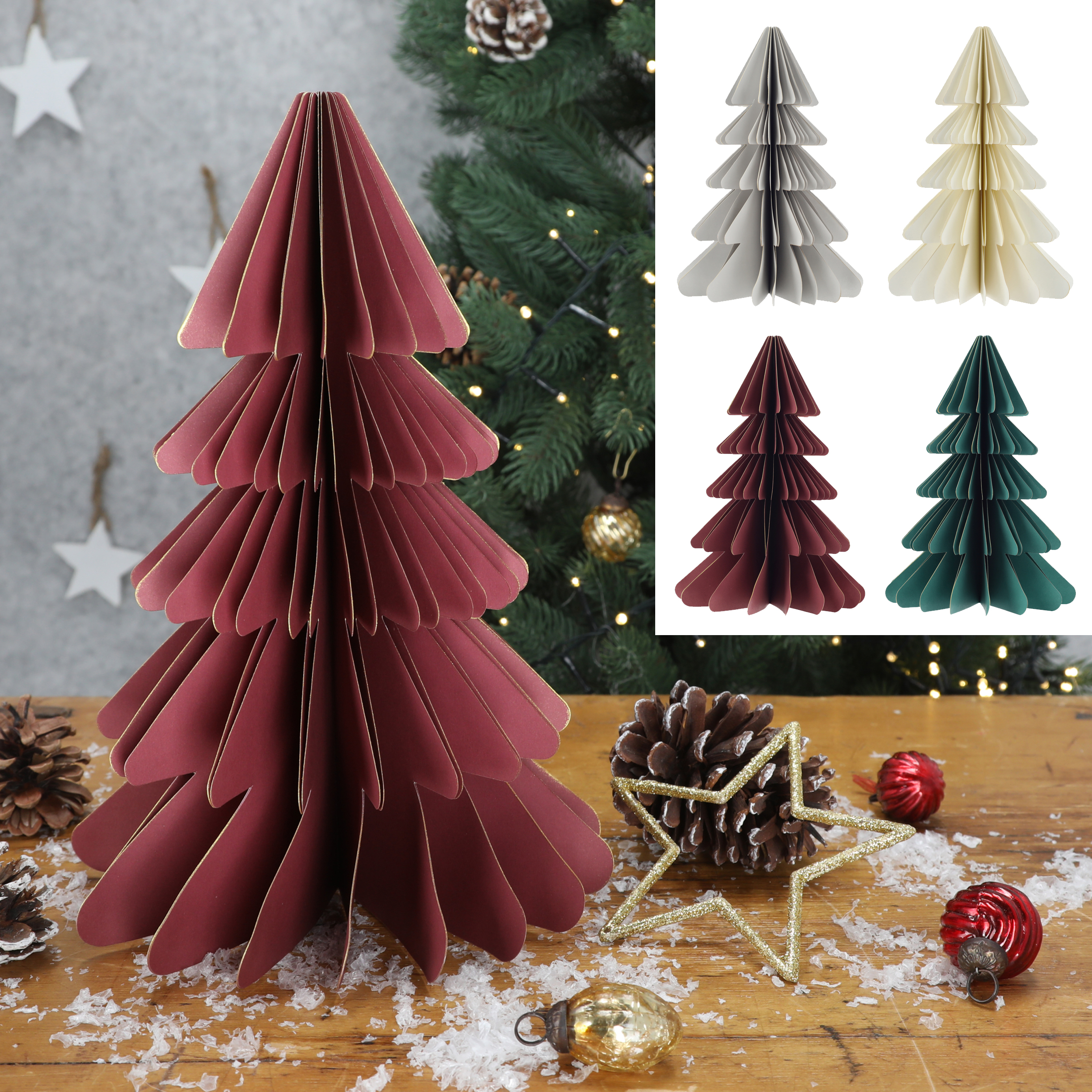 Sapin de Noël 30 cm Honeycomb