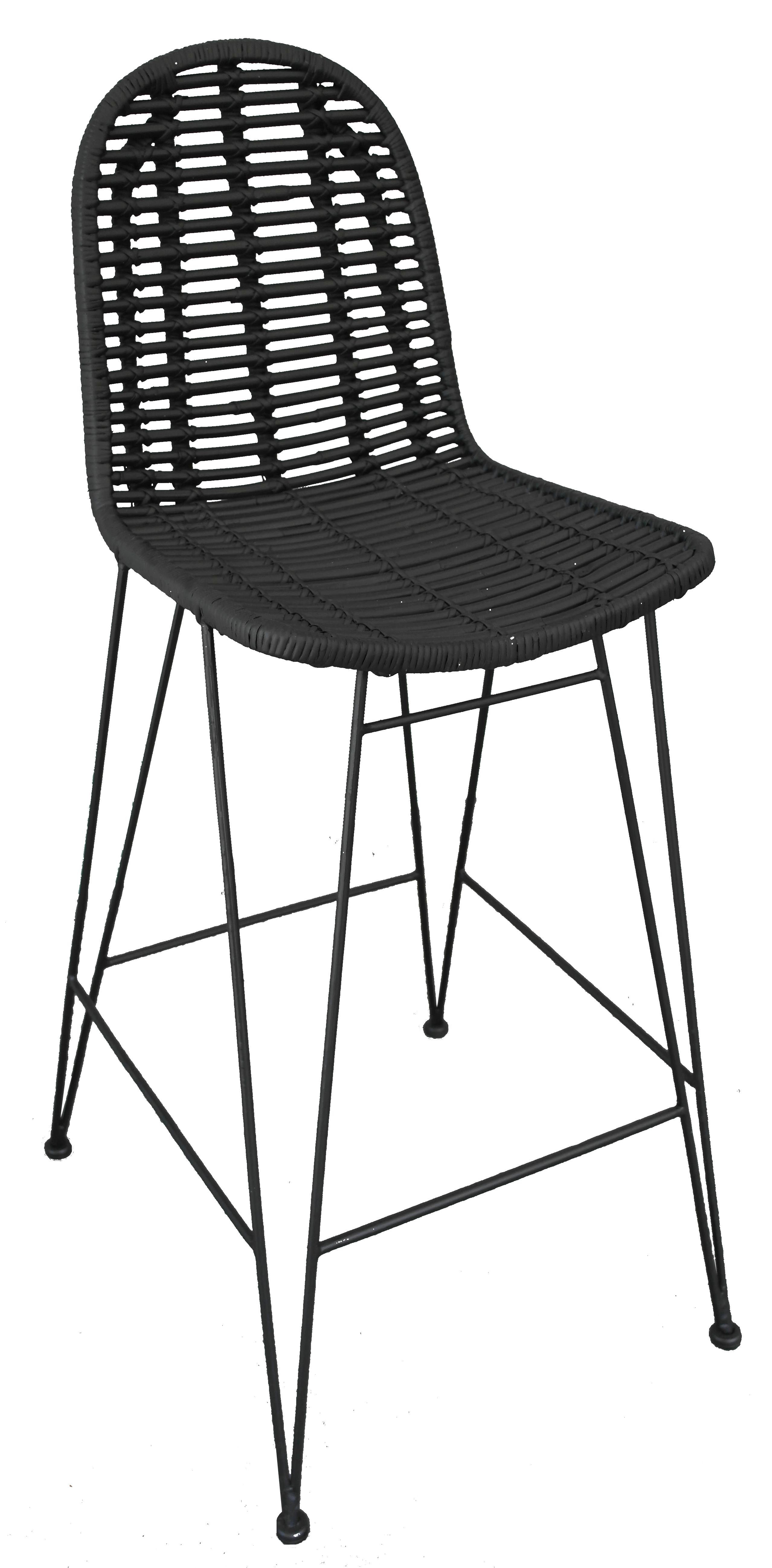 Tabouret de bar RATTAN