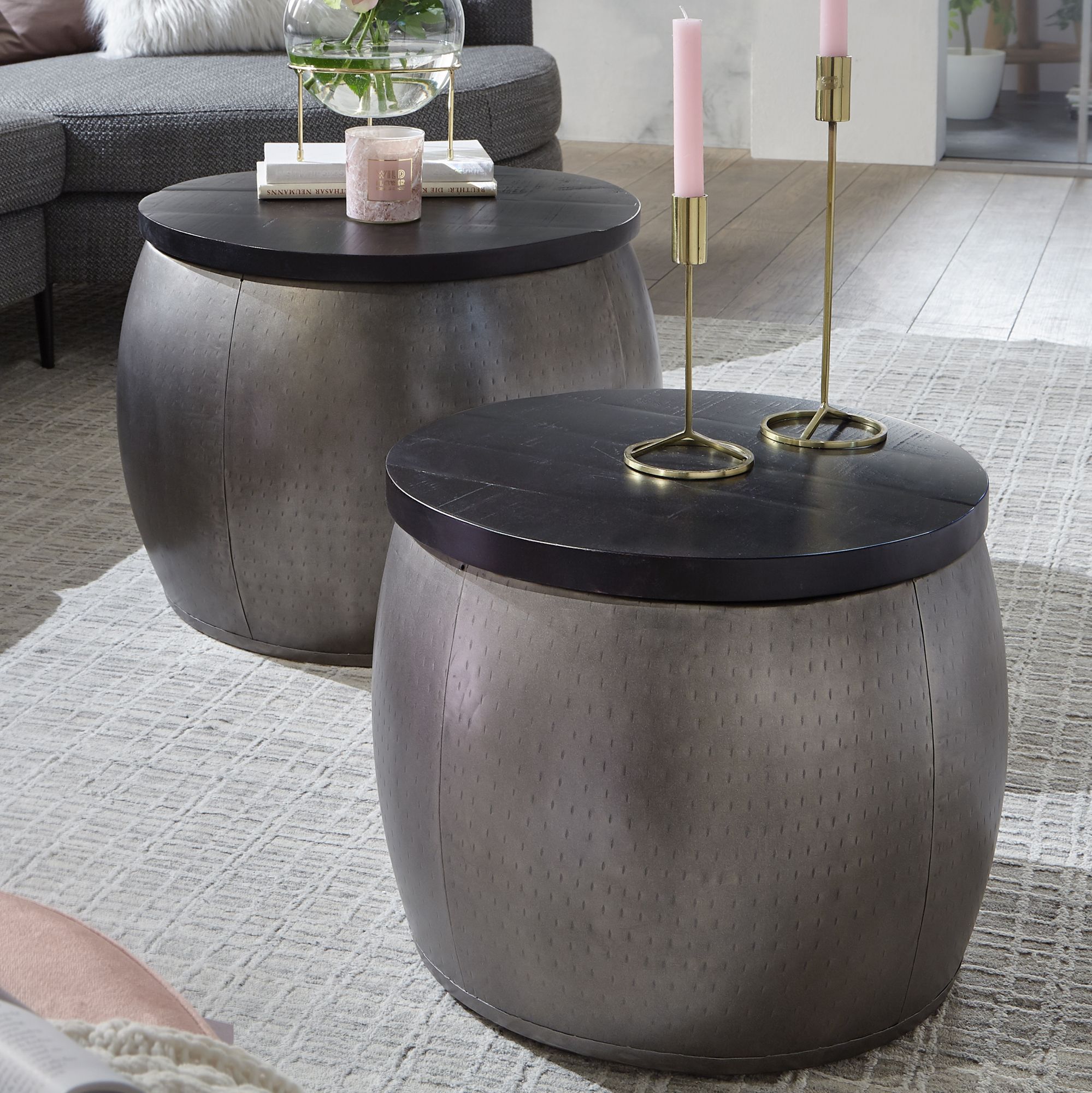 Lot de 2 tables basses DOI KHUN-LAN Lot de 2 tables basses DOI KHUN-LAN