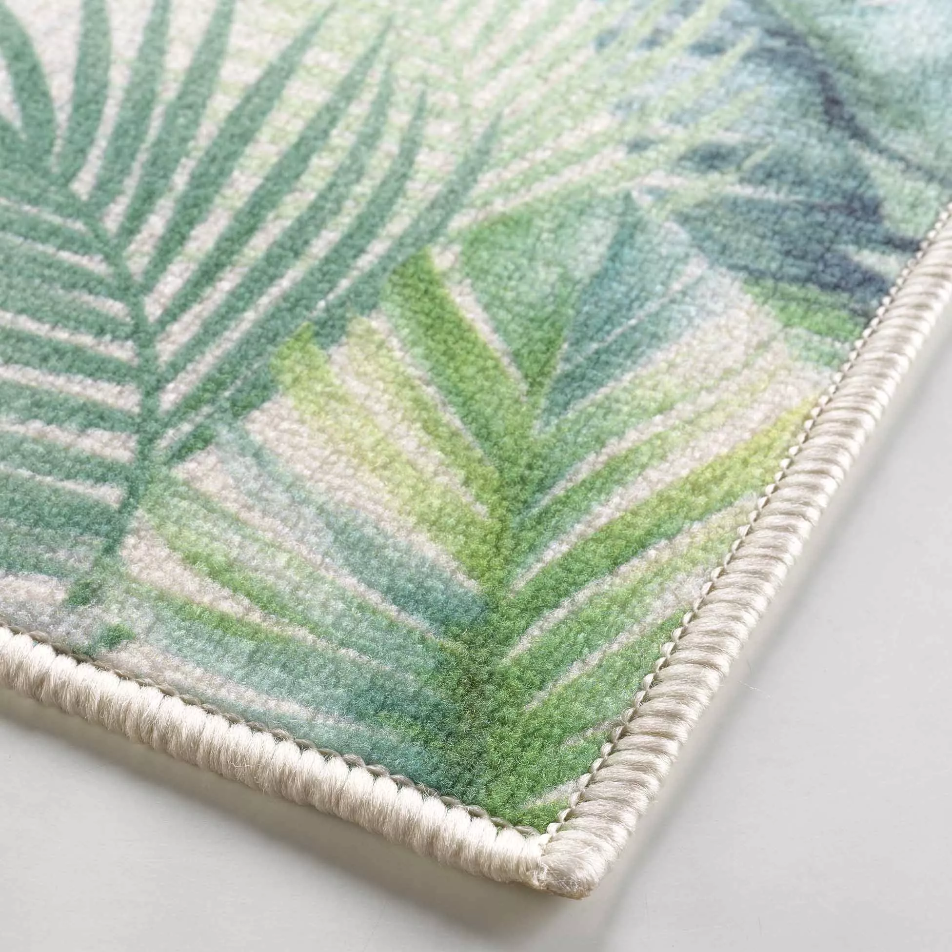 Tapis anti-salissures feuilles 50x120cm NATIVE