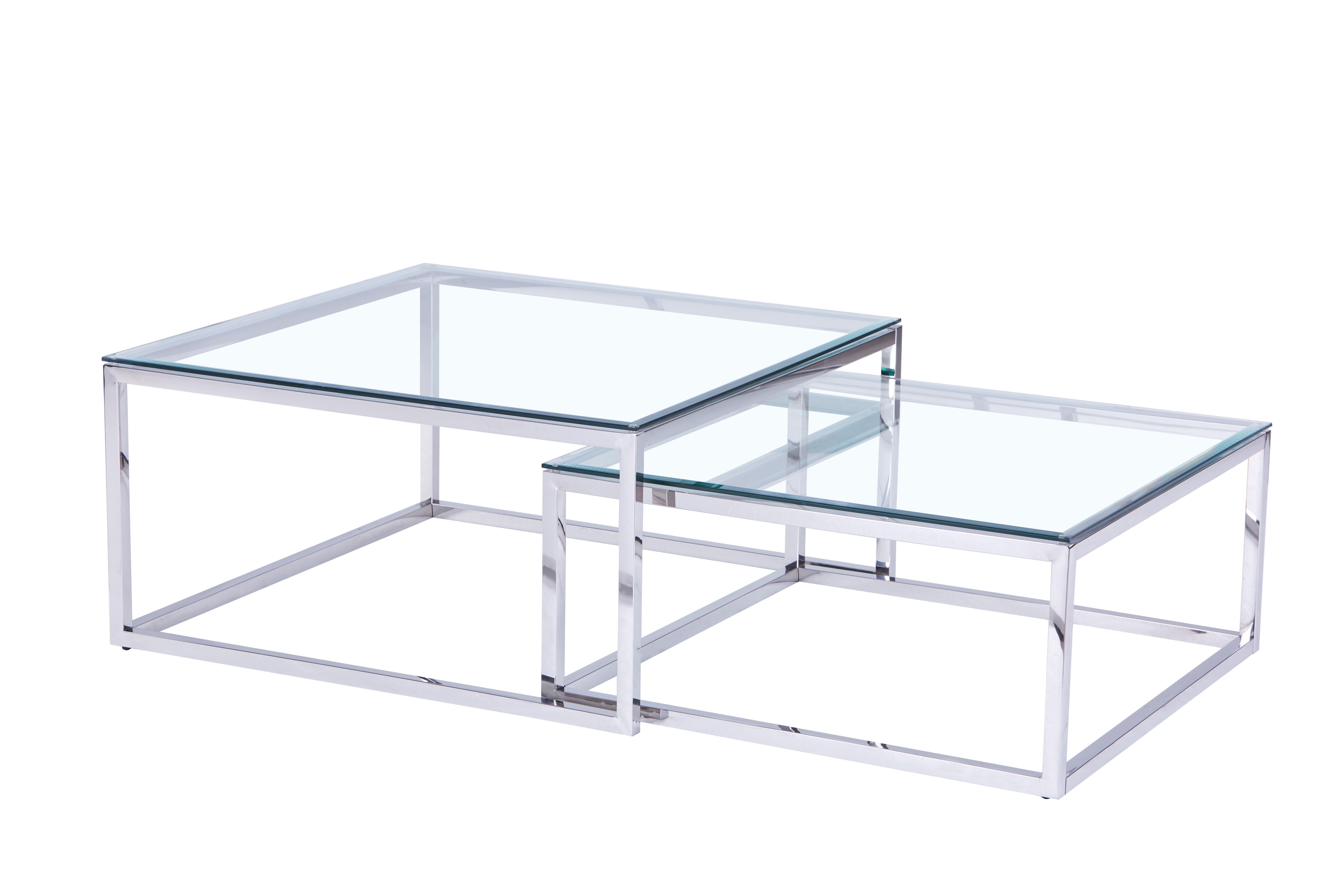 Lot de 2 tables gigognes C89A Lot de 2 tables gigognes C89A