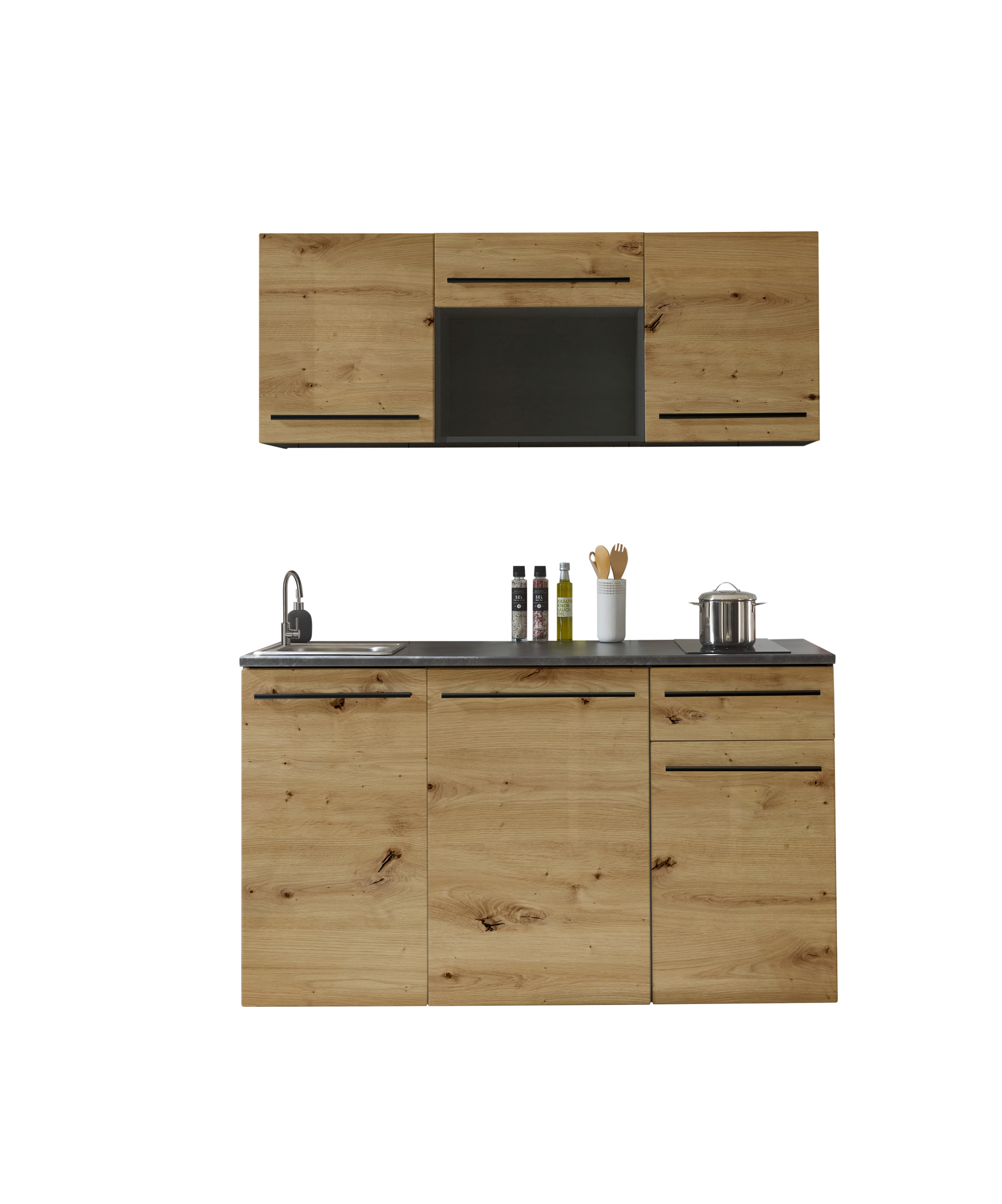 Bloc cuisine avec électroménager JAZZ SINGLE Z 160