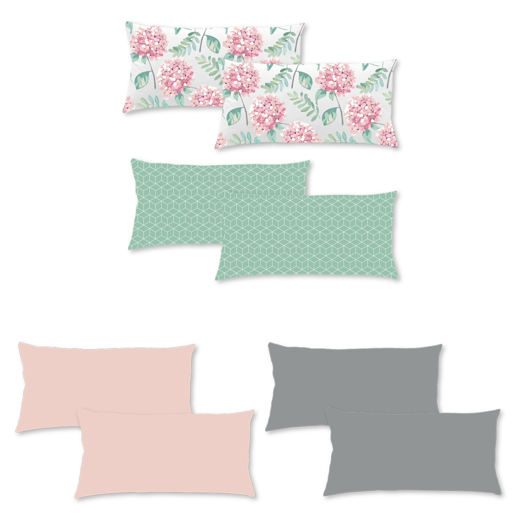 Lot de 2 housses de coussin 40x80cm Modern