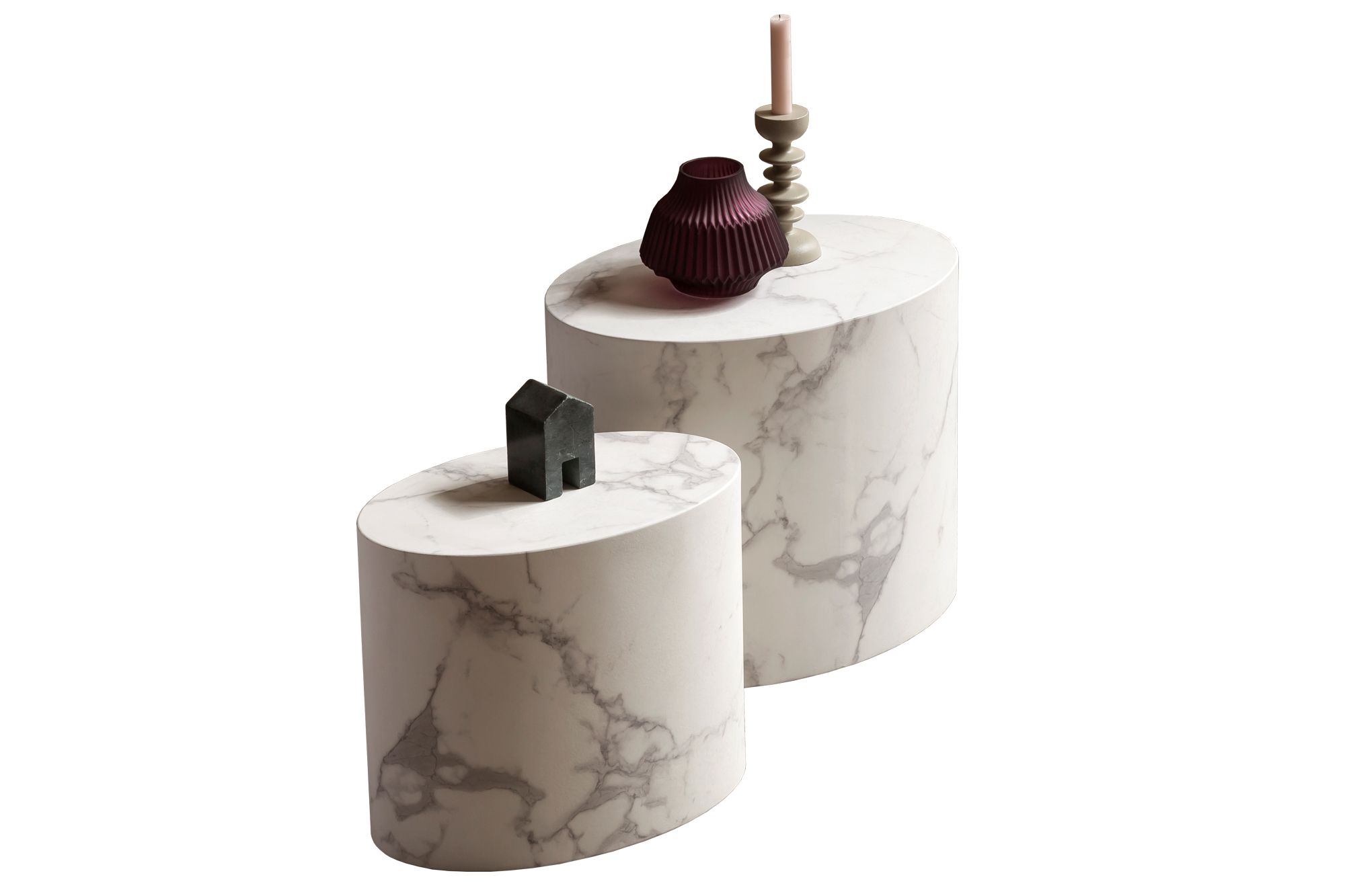 Lot de 2 tables basses TANGERANG Lot de 2 tables basses TANGERANG