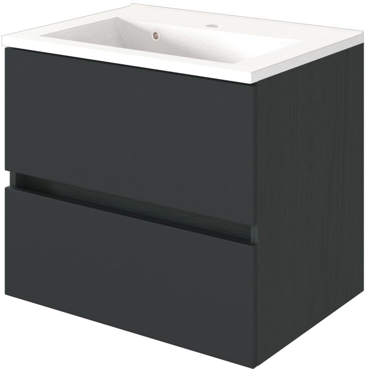 Meuble sous vasque avec plan vasque 60 BAABE Meuble sous vasque avec plan vasque 60 BAABE