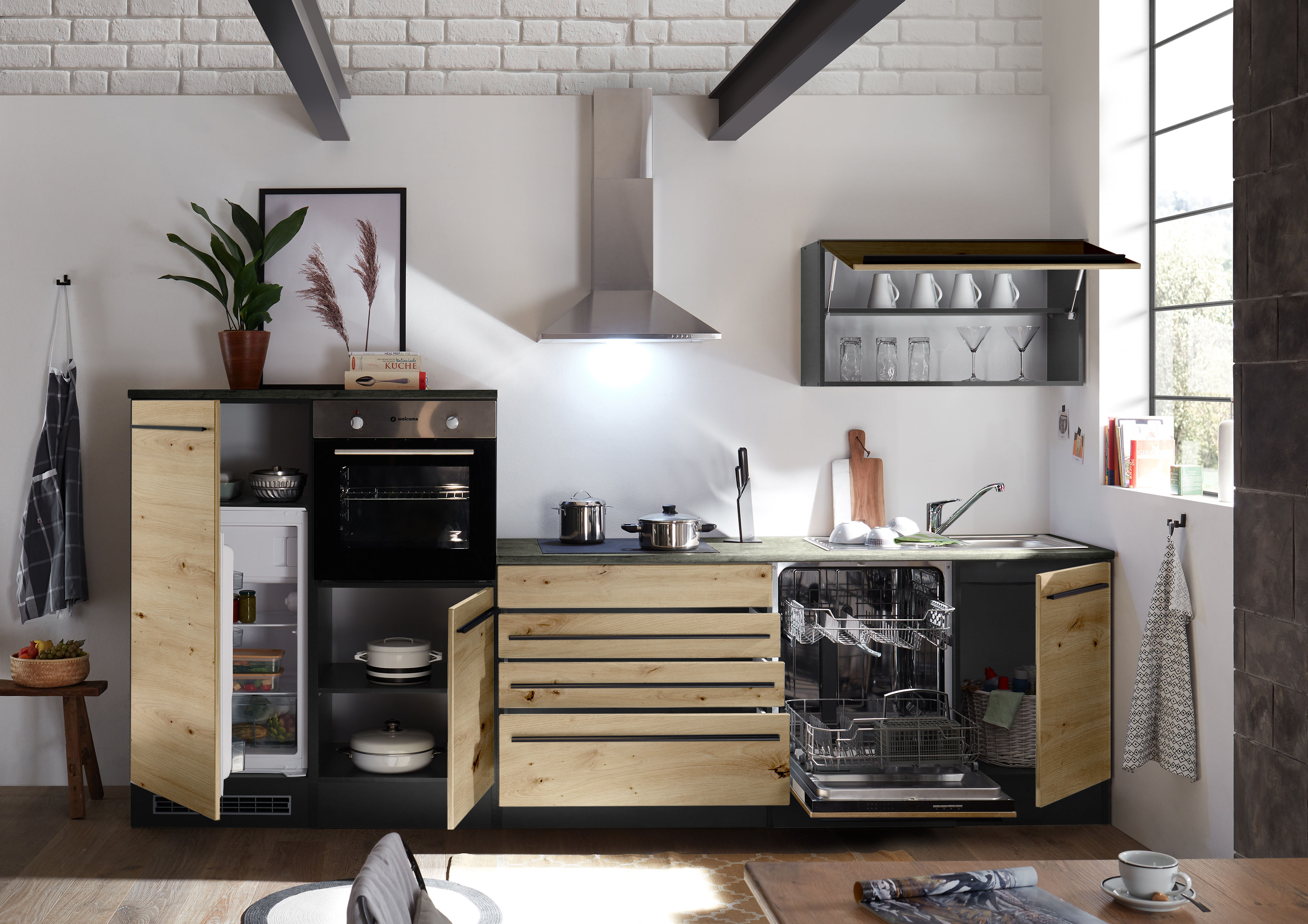 Bloc cuisine avec électroménager JAZZ 4 (bloc cuisine) II