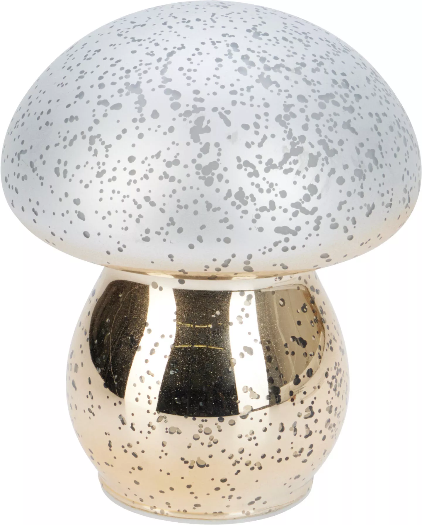 Champignon en verre avec LED DEKO