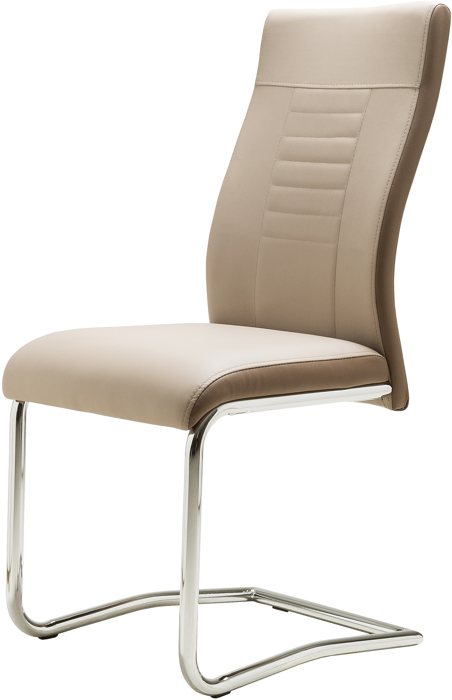 Lot de 4 chaises à piètement luge LUCKY Lot de 4 chaises à piètement luge LUCKY
